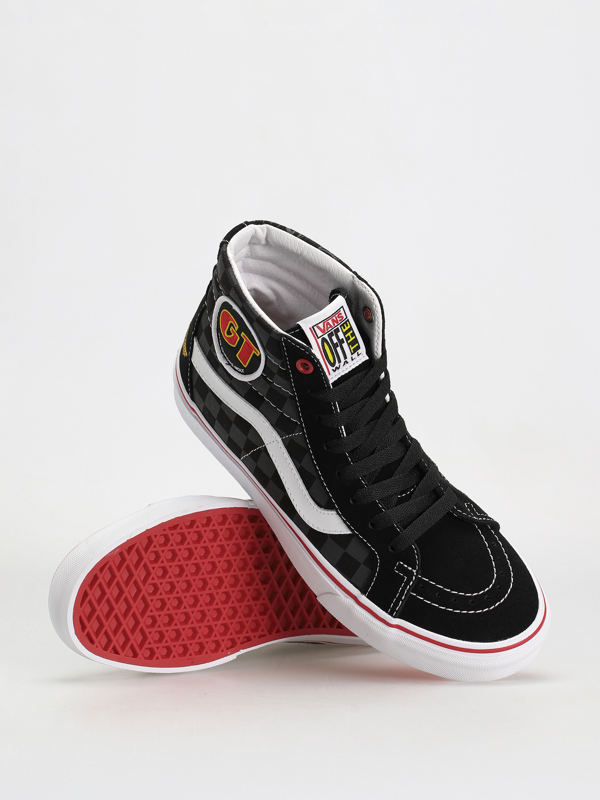 Vans Sk8 Hi Reissue Shoes (our legends gt/dyno black/red)