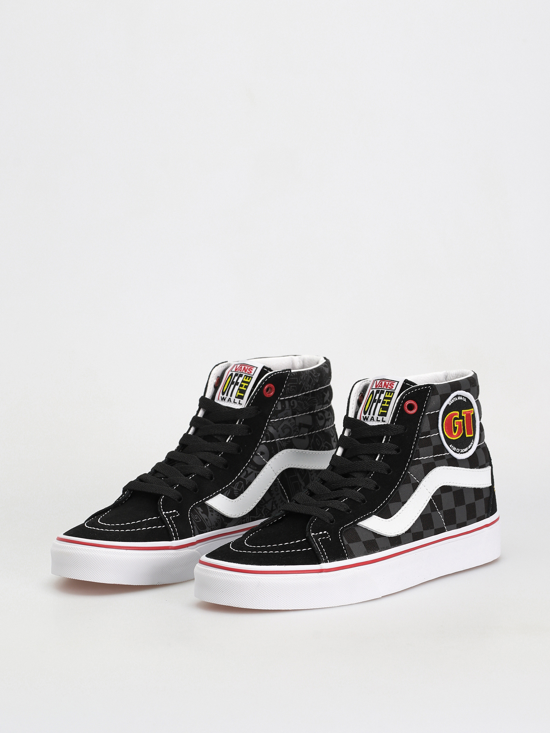 Vans Sk8 Hi Reissue Shoes (our legends gt/dyno black/red)