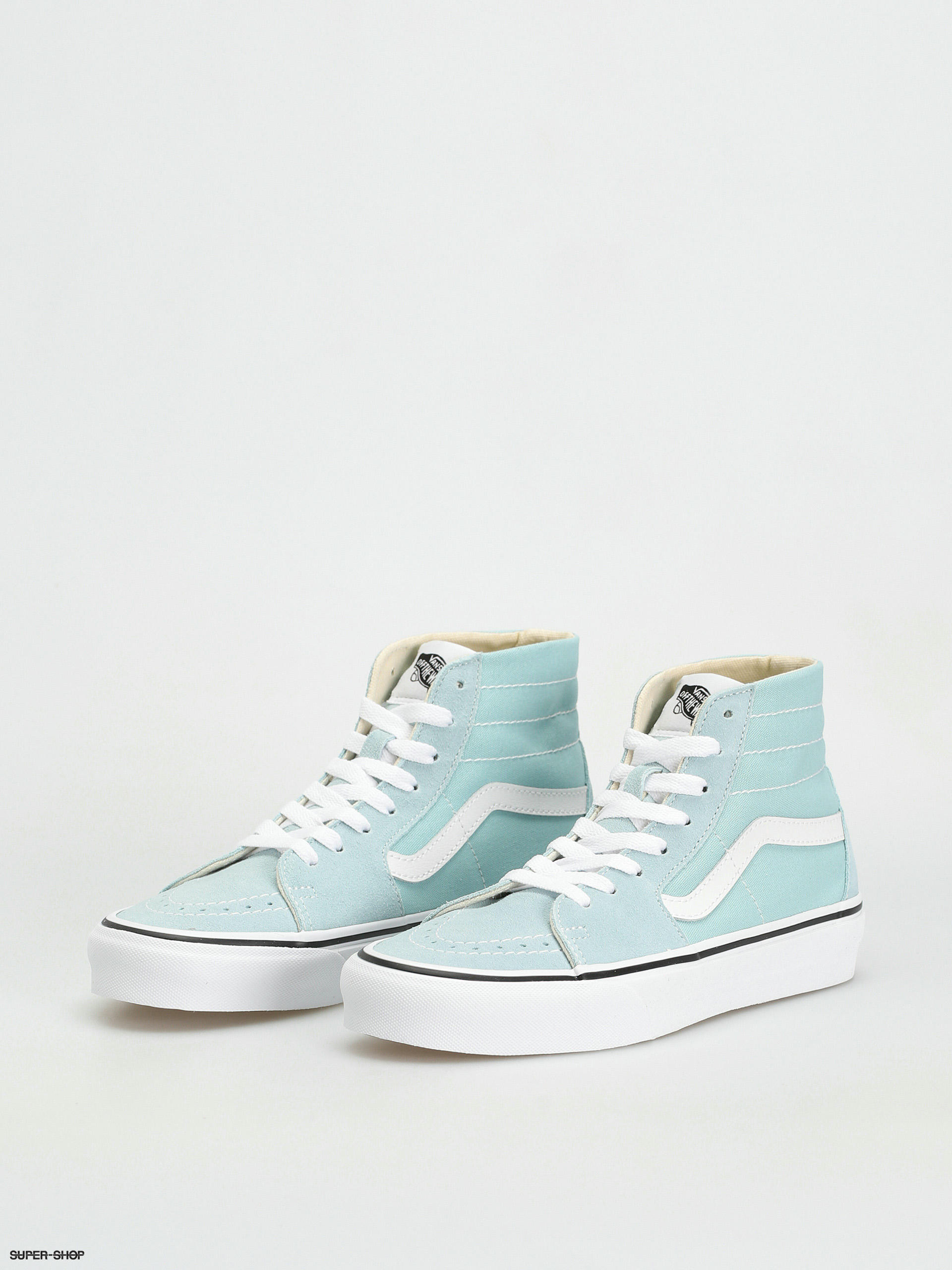 Aqua high top vans hotsell