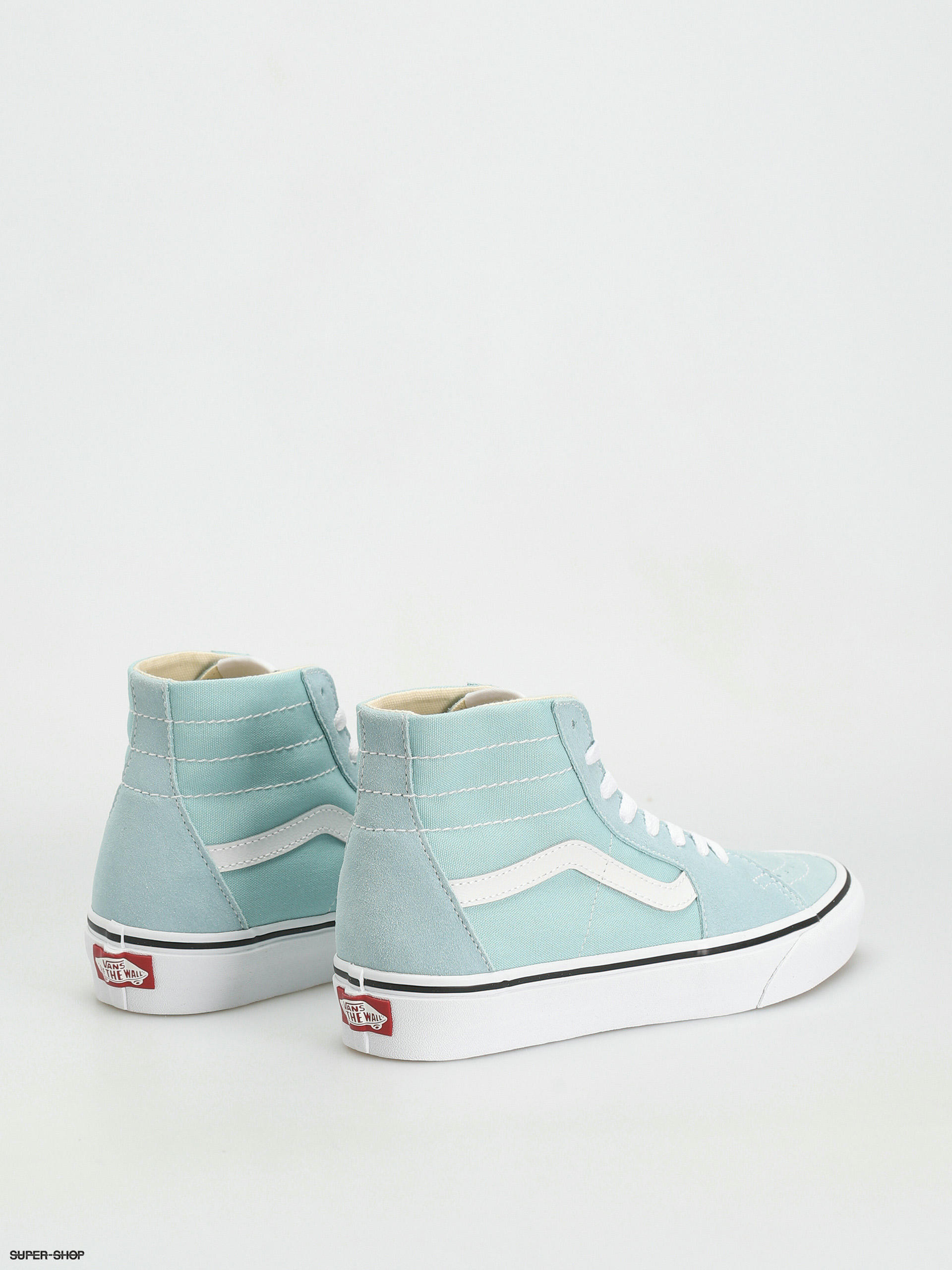 Mint green high top on sale vans