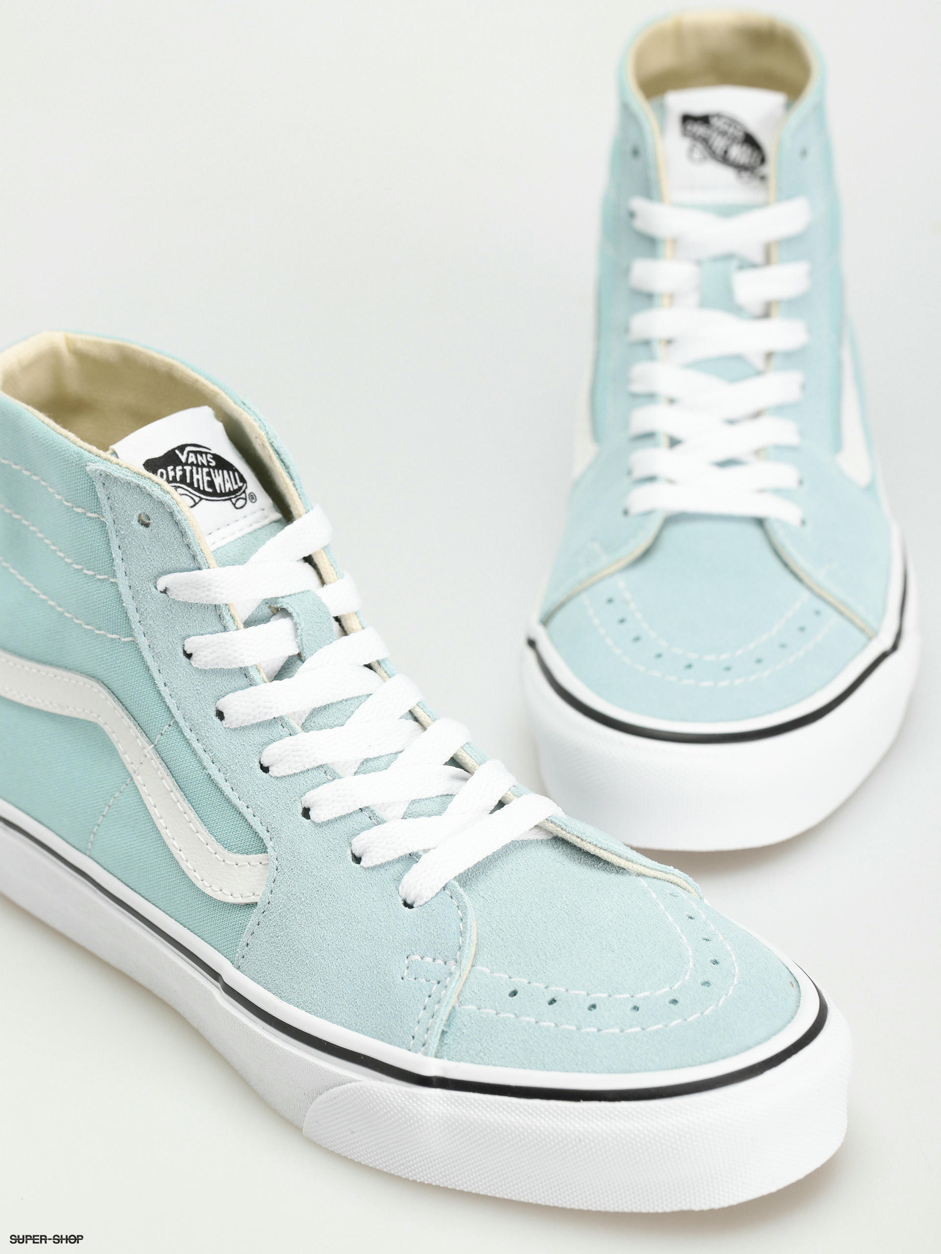 Sky blue high top on sale vans