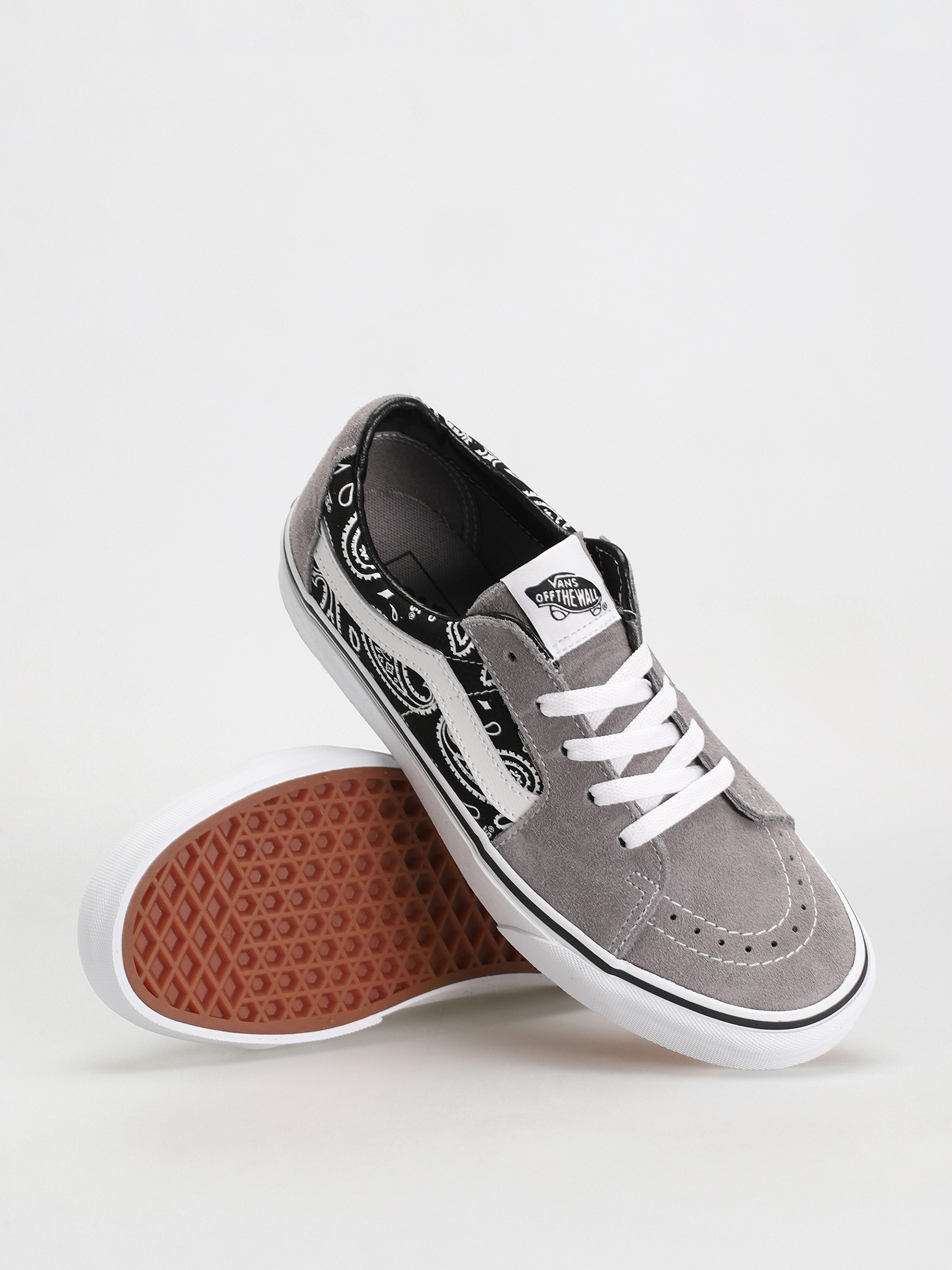 Vans Sk8 Low Shoes (paisley gray/true white)