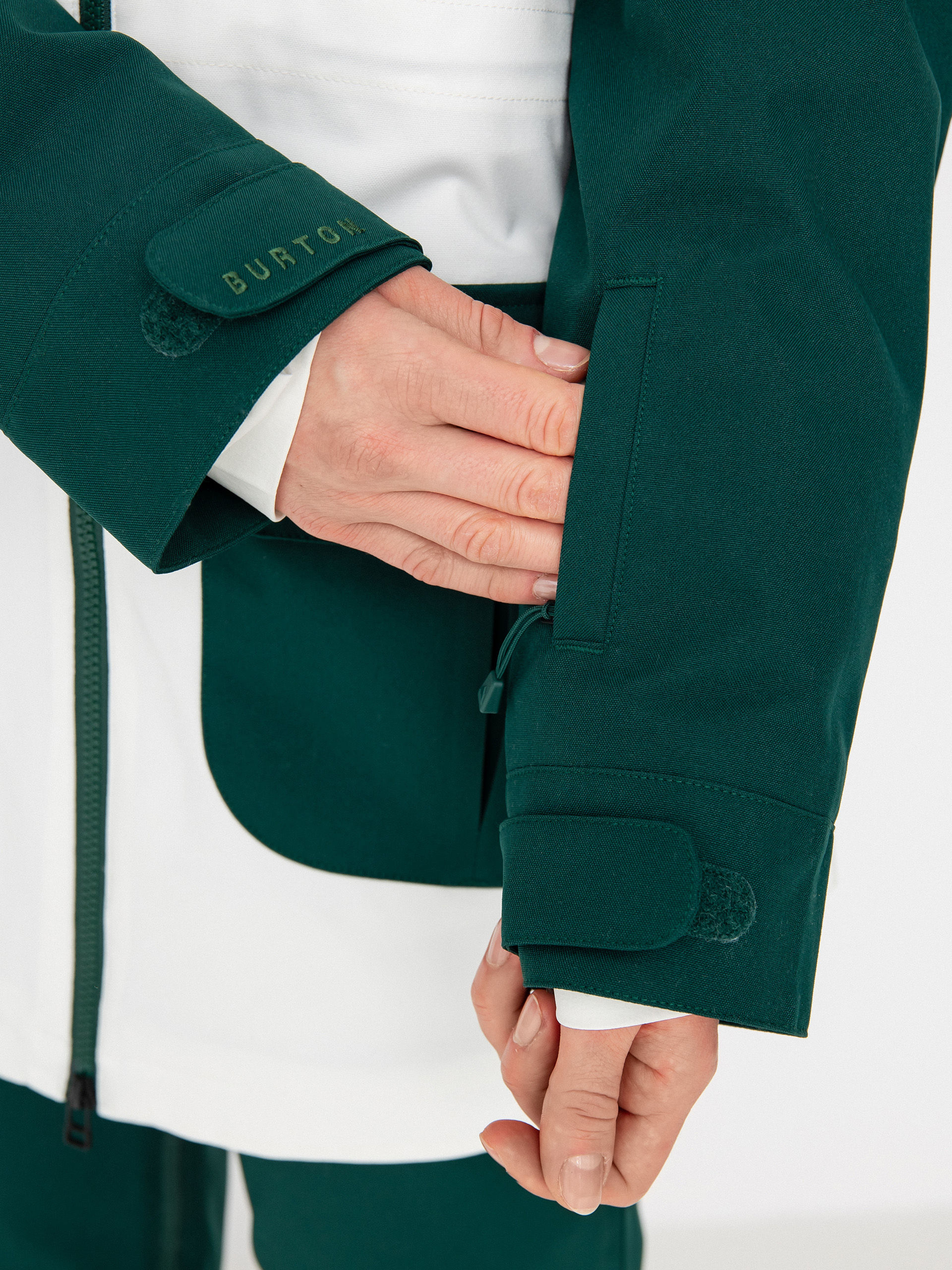 Damen Burton Prowess Snowboardjacke (botanical garden/stout white)