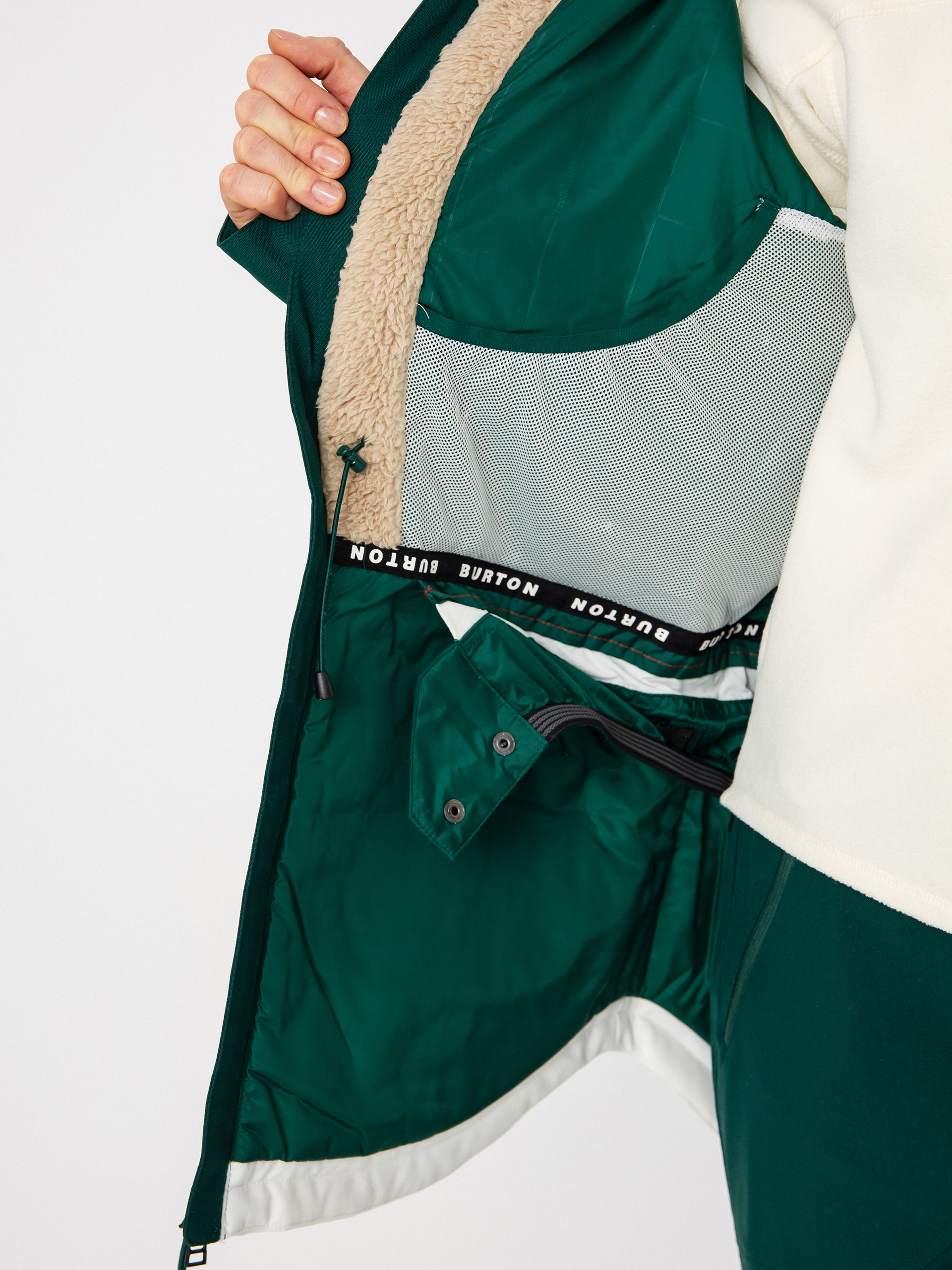 Damen Burton Prowess Snowboardjacke (botanical garden/stout white)