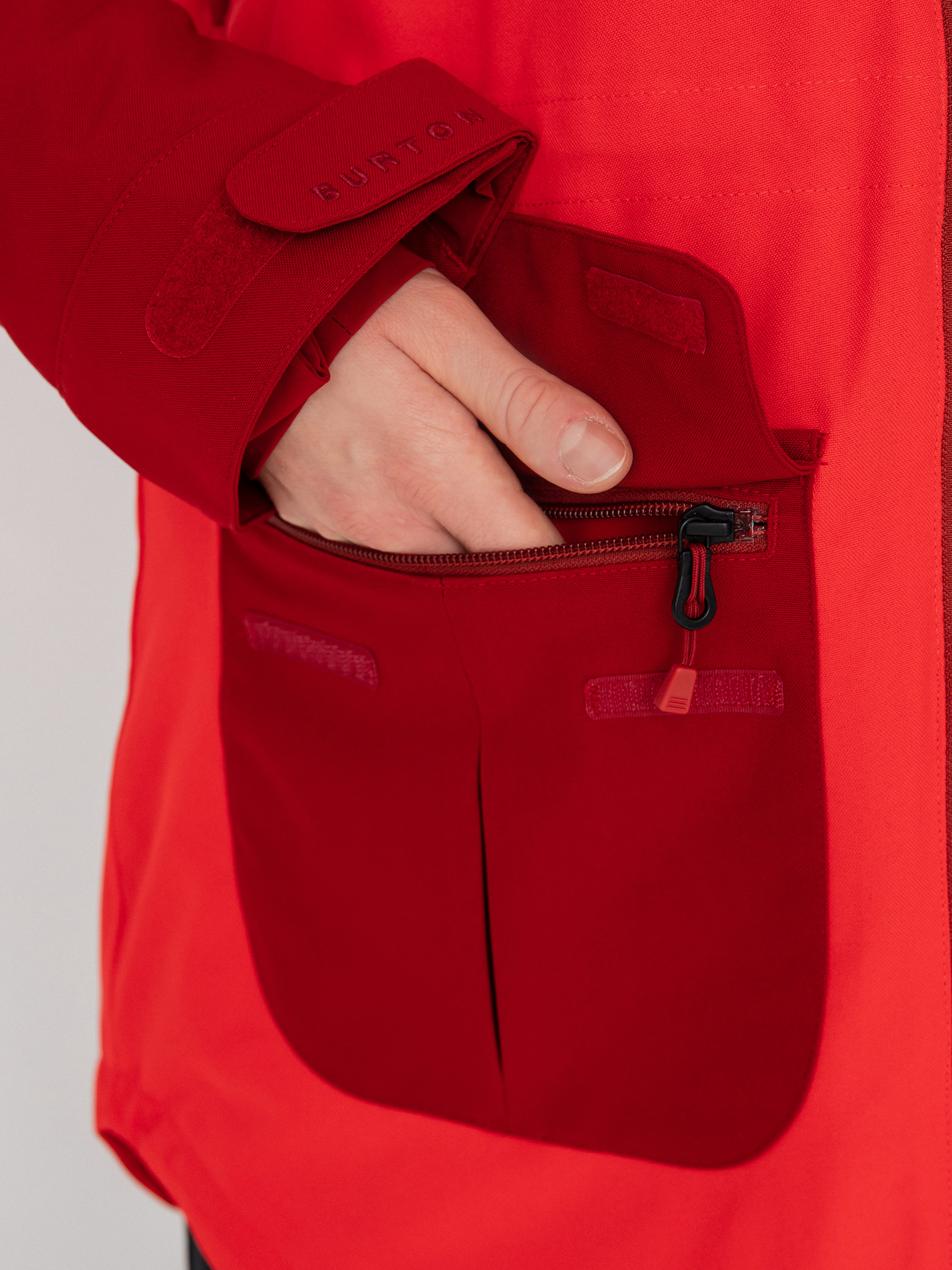 Womens Burton Prowess Snowboard jacket (tomato/sun dried tomato)