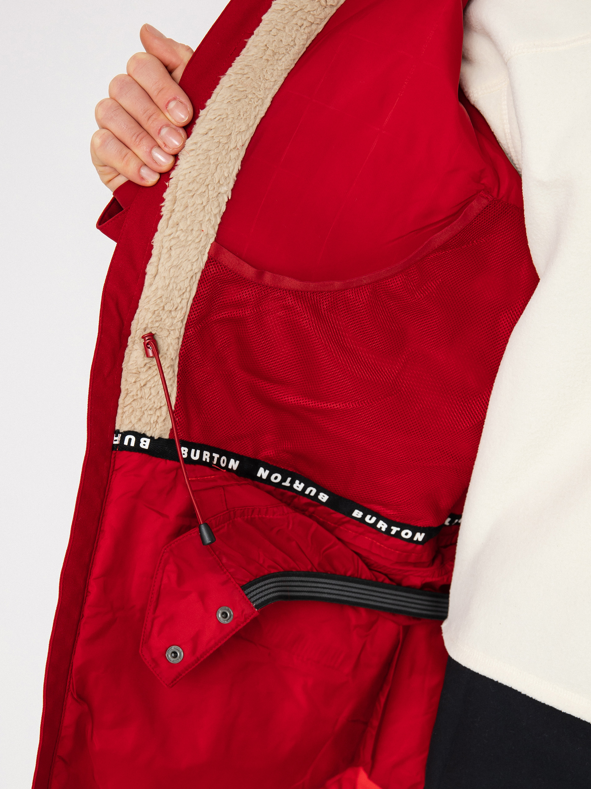 Womens Burton Prowess Snowboard jacket (tomato/sun dried tomato)