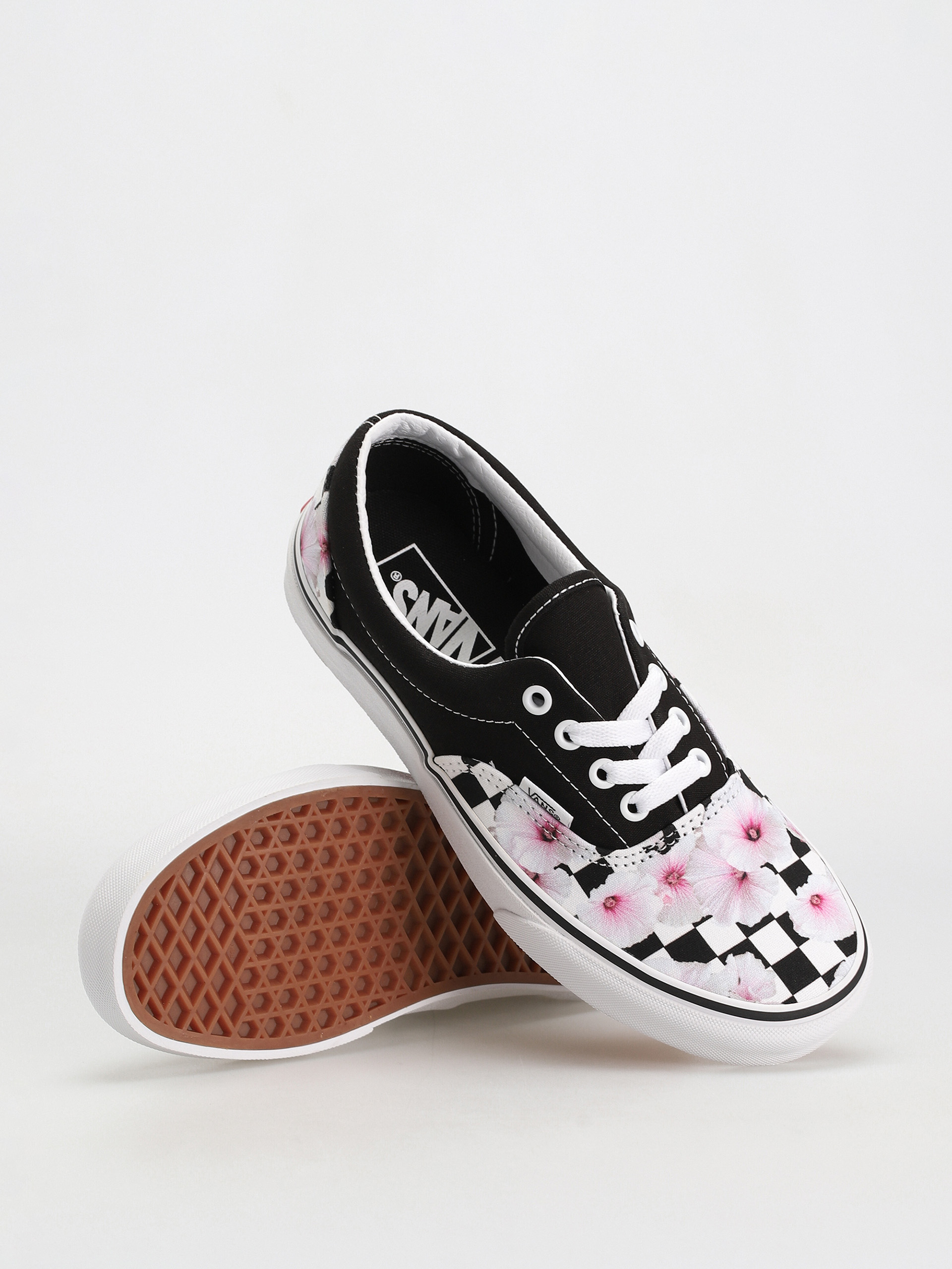 Vans Era Shoes Wmn (hibiscus checkerboard black)