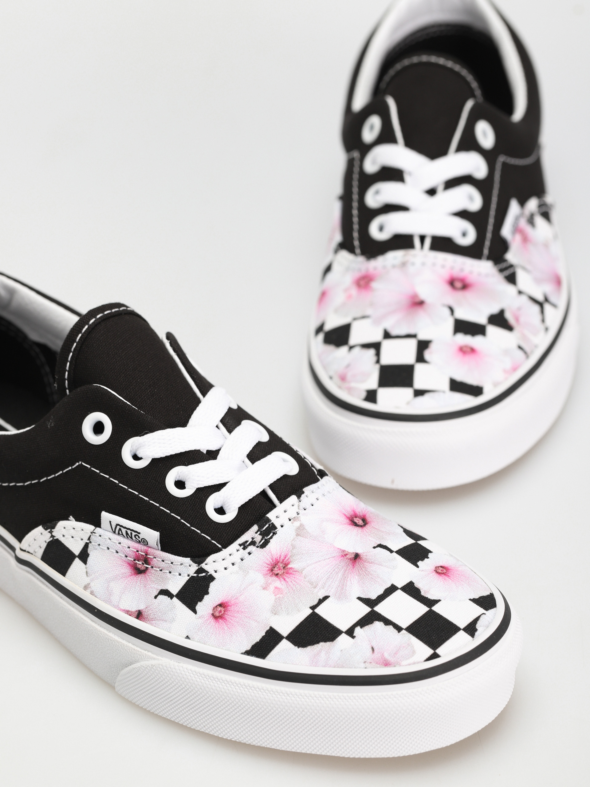 Vans Era Shoes Wmn (hibiscus checkerboard black)