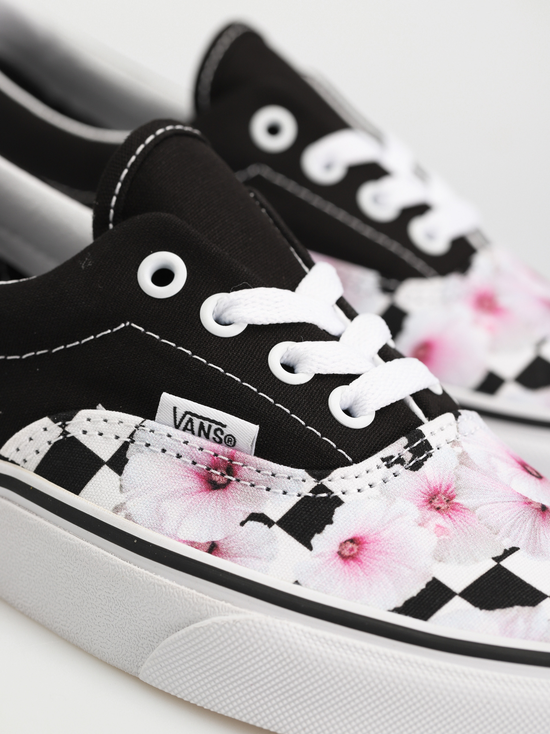 Vans Era Shoes Wmn (hibiscus checkerboard black)