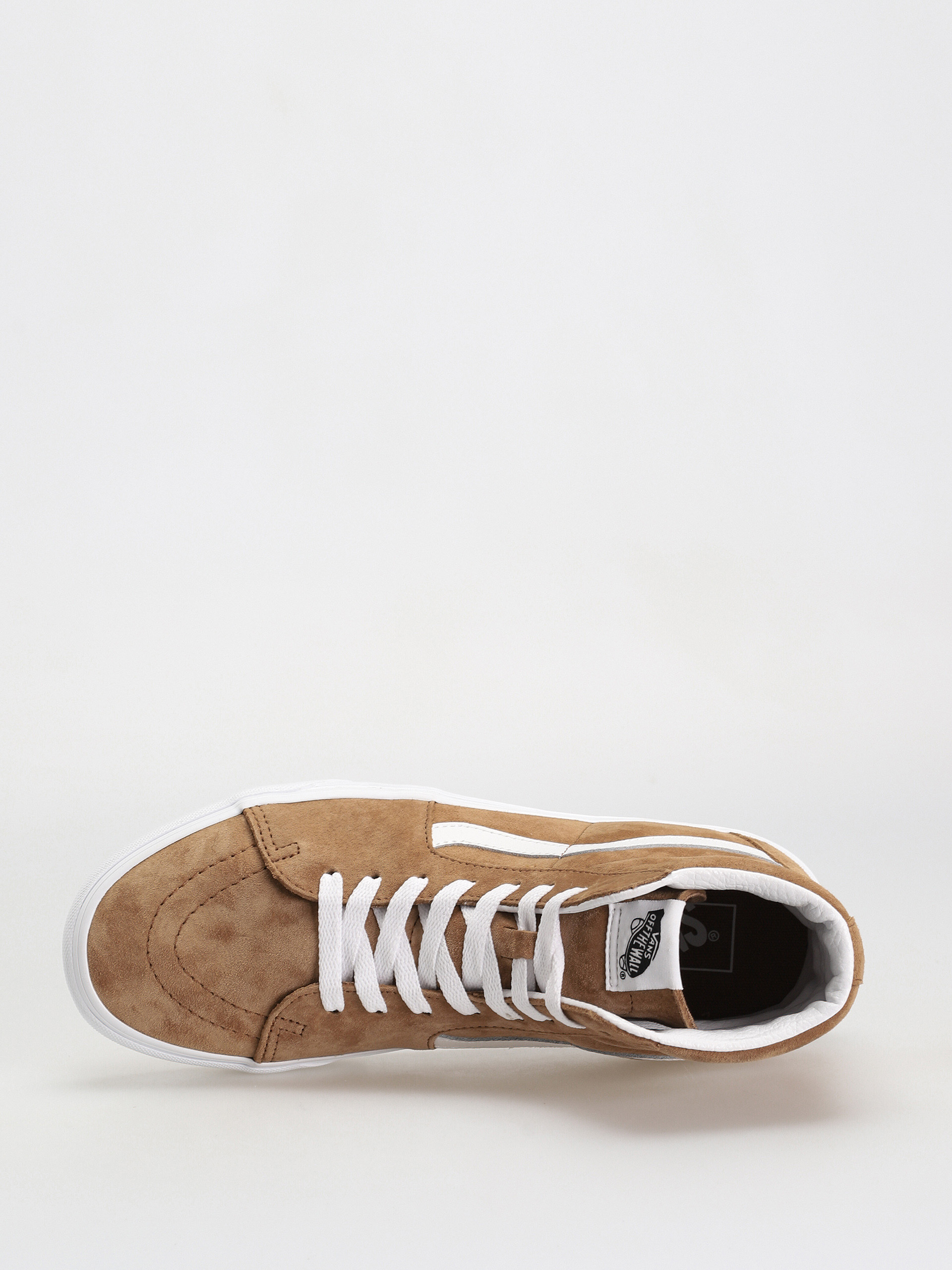 Vans Sk8 Hi Shoes (pig suede tobacco brown)