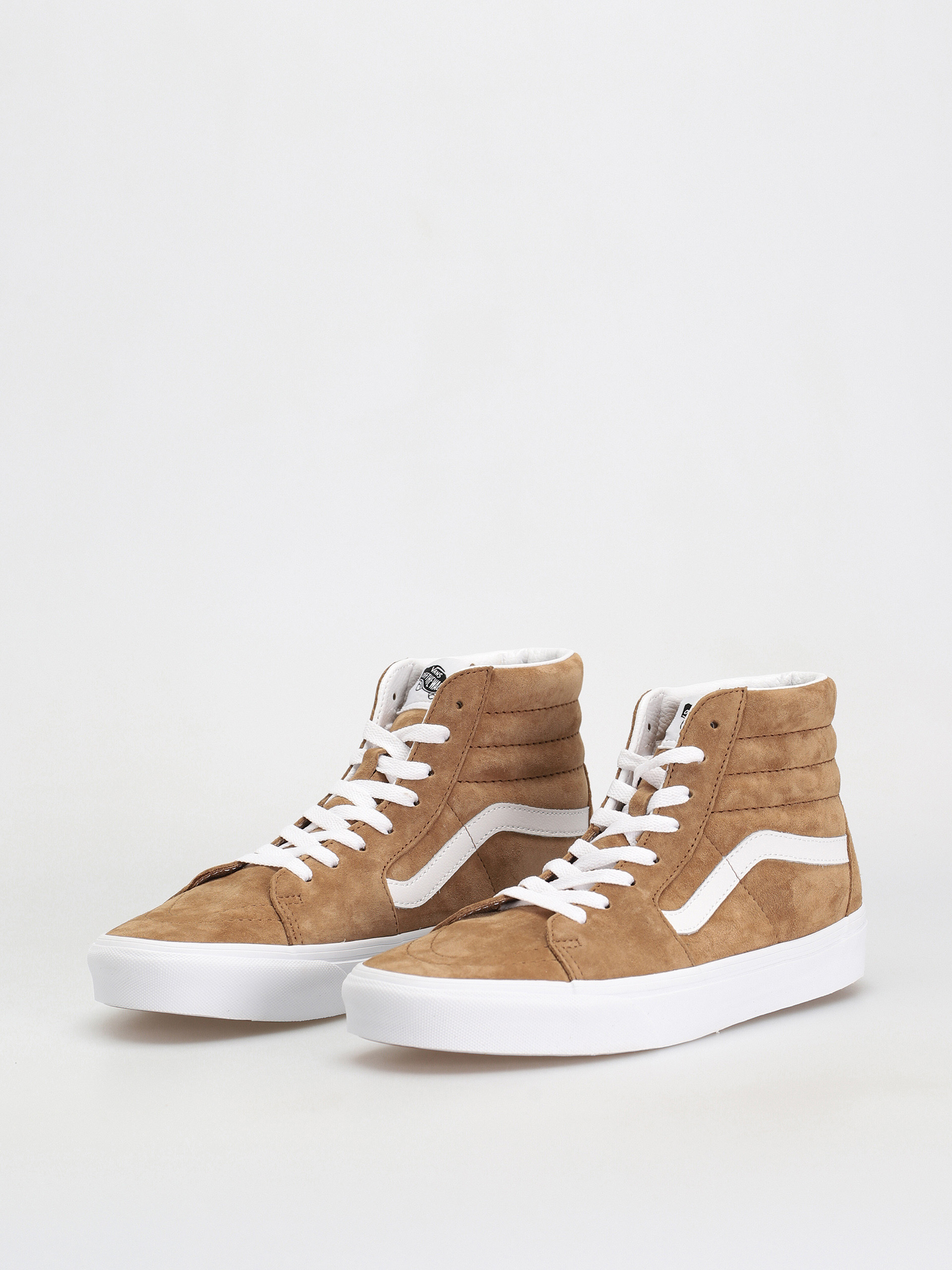 Vans Sk8 Hi Shoes (pig suede tobacco brown)