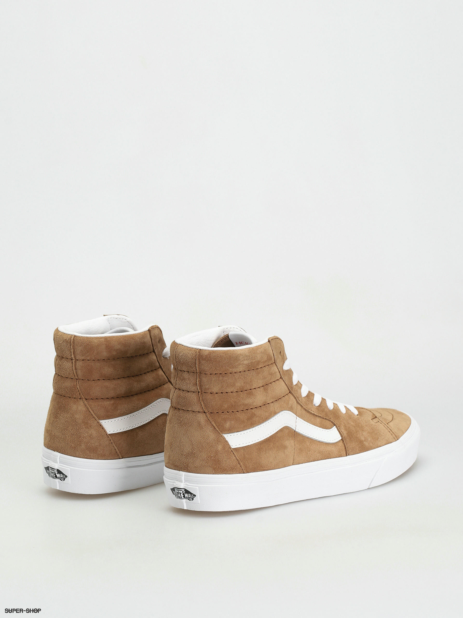 Vans Sk8 Hi Shoes (pig suede tobacco brown)