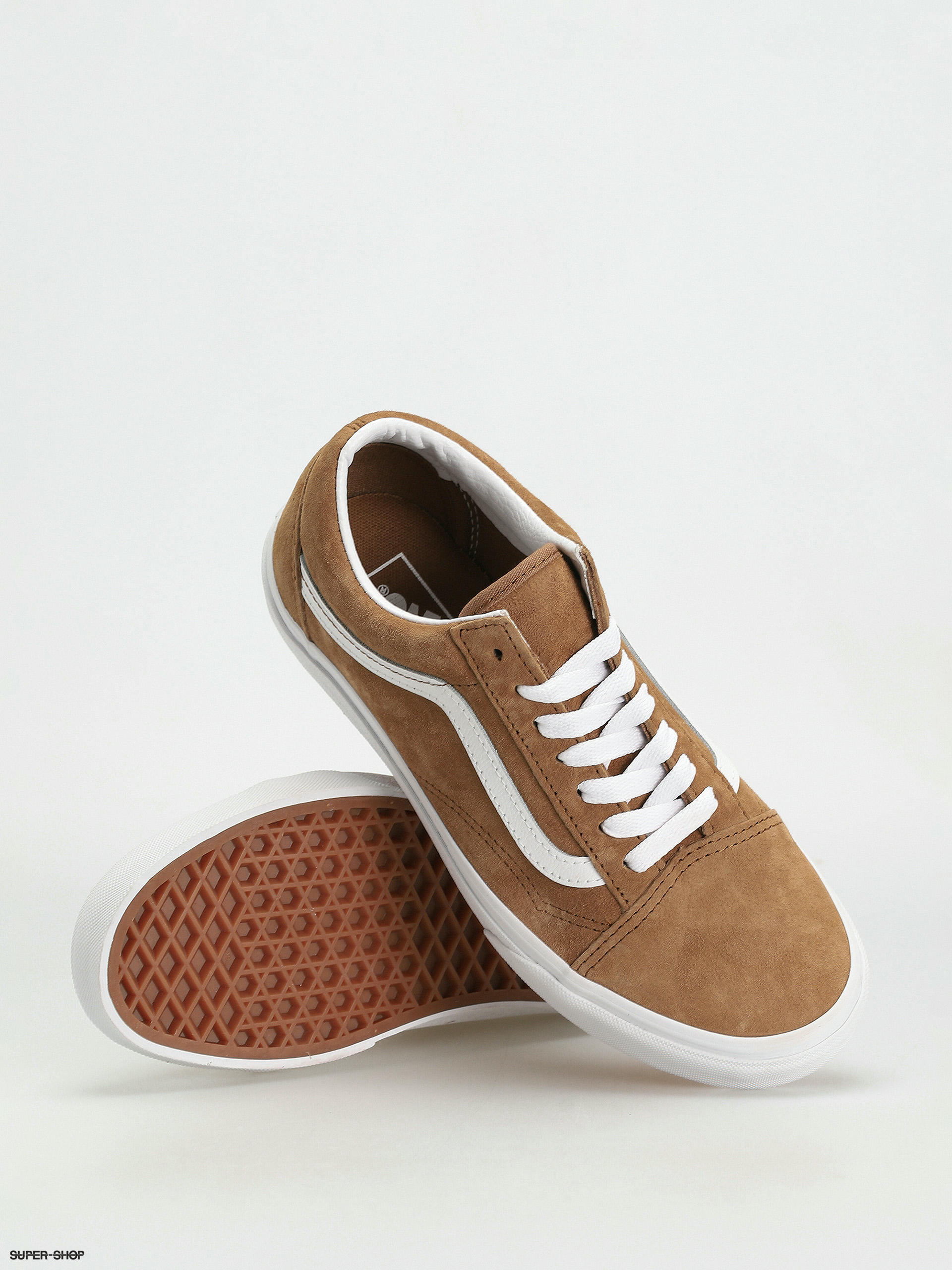 Vans old skool outlet pig suede brown