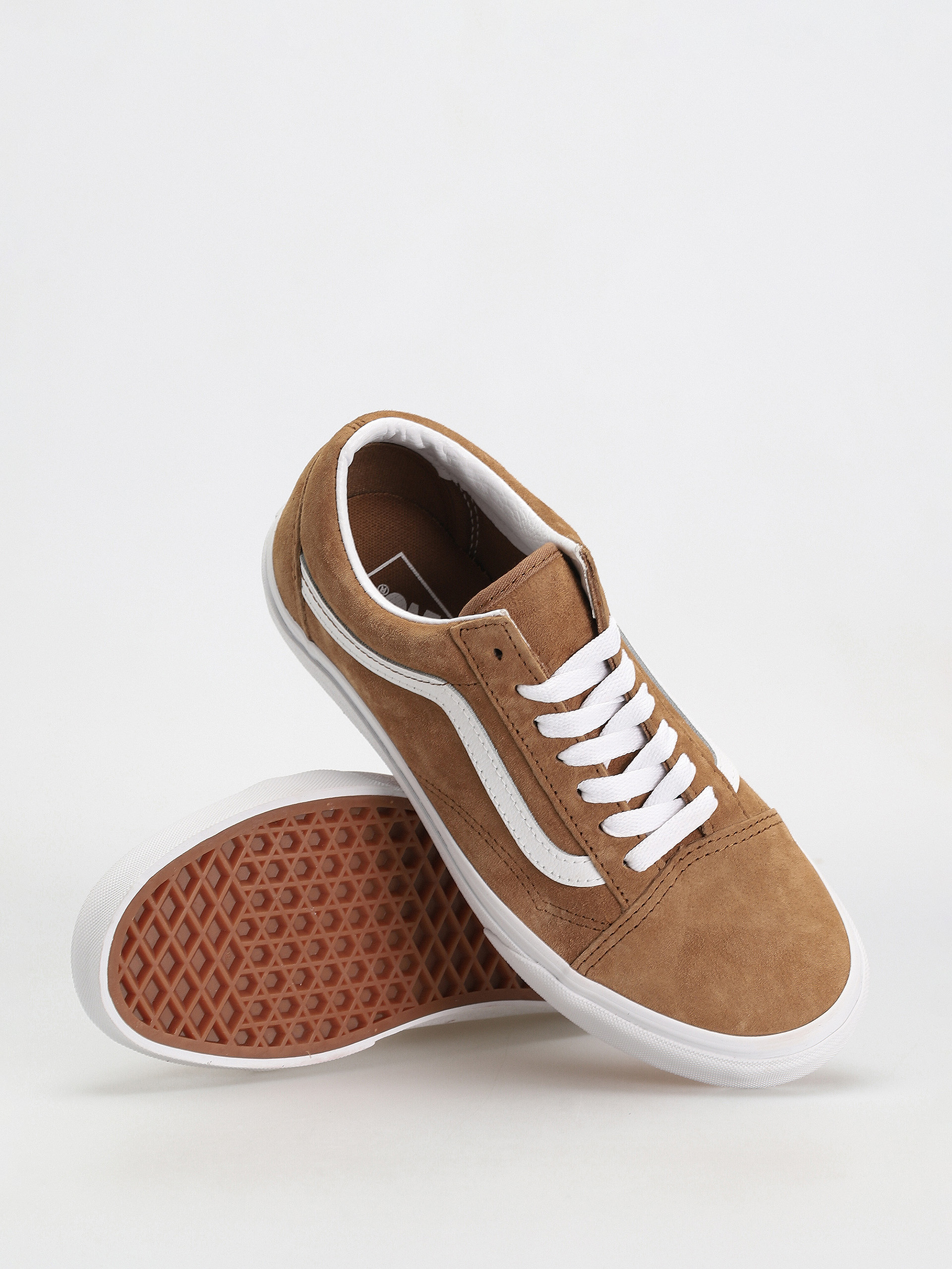 Vans Old Skool Shoes (pig suede tobacco brown)