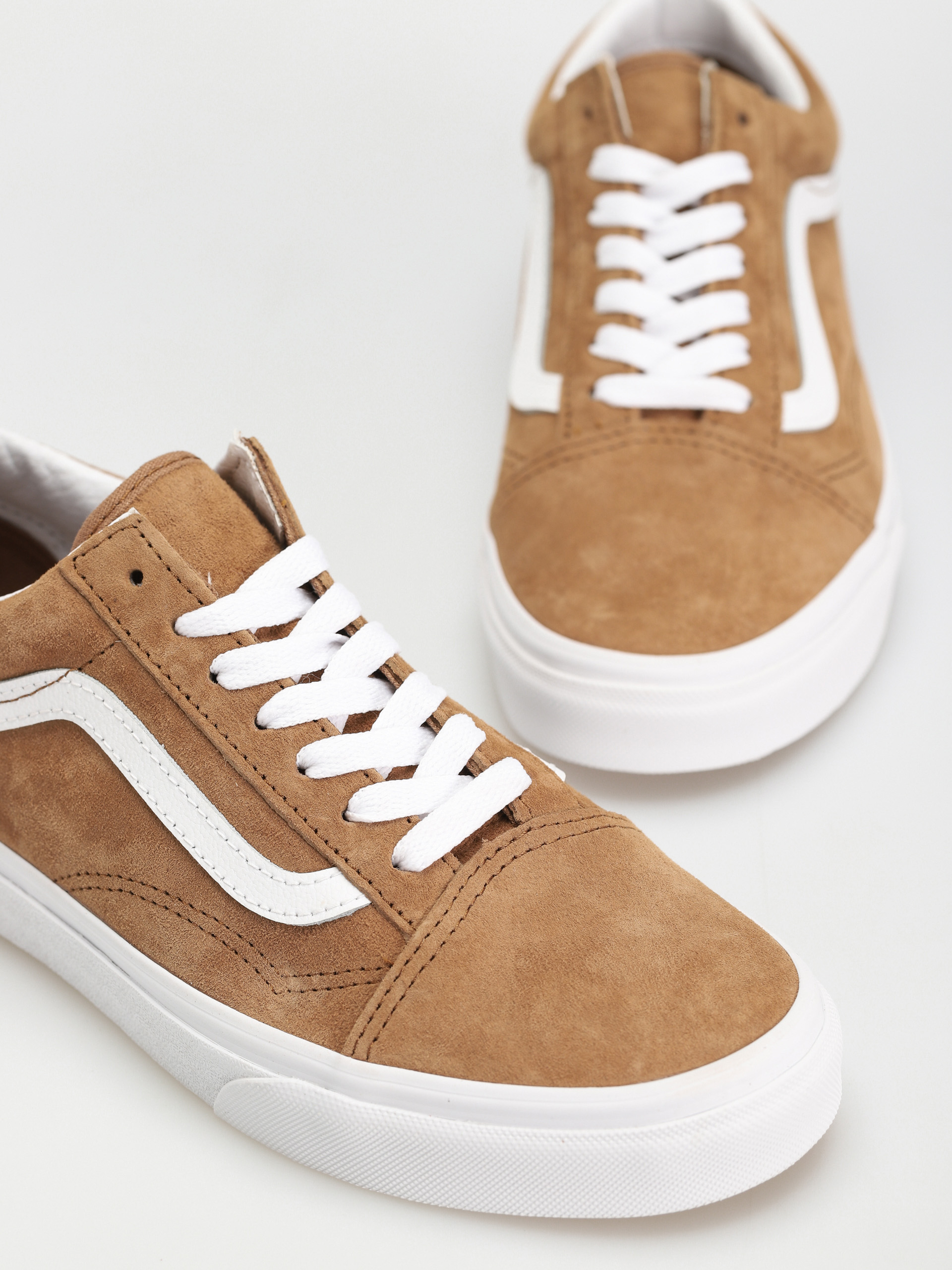Vans Old Skool Shoes (pig suede tobacco brown)