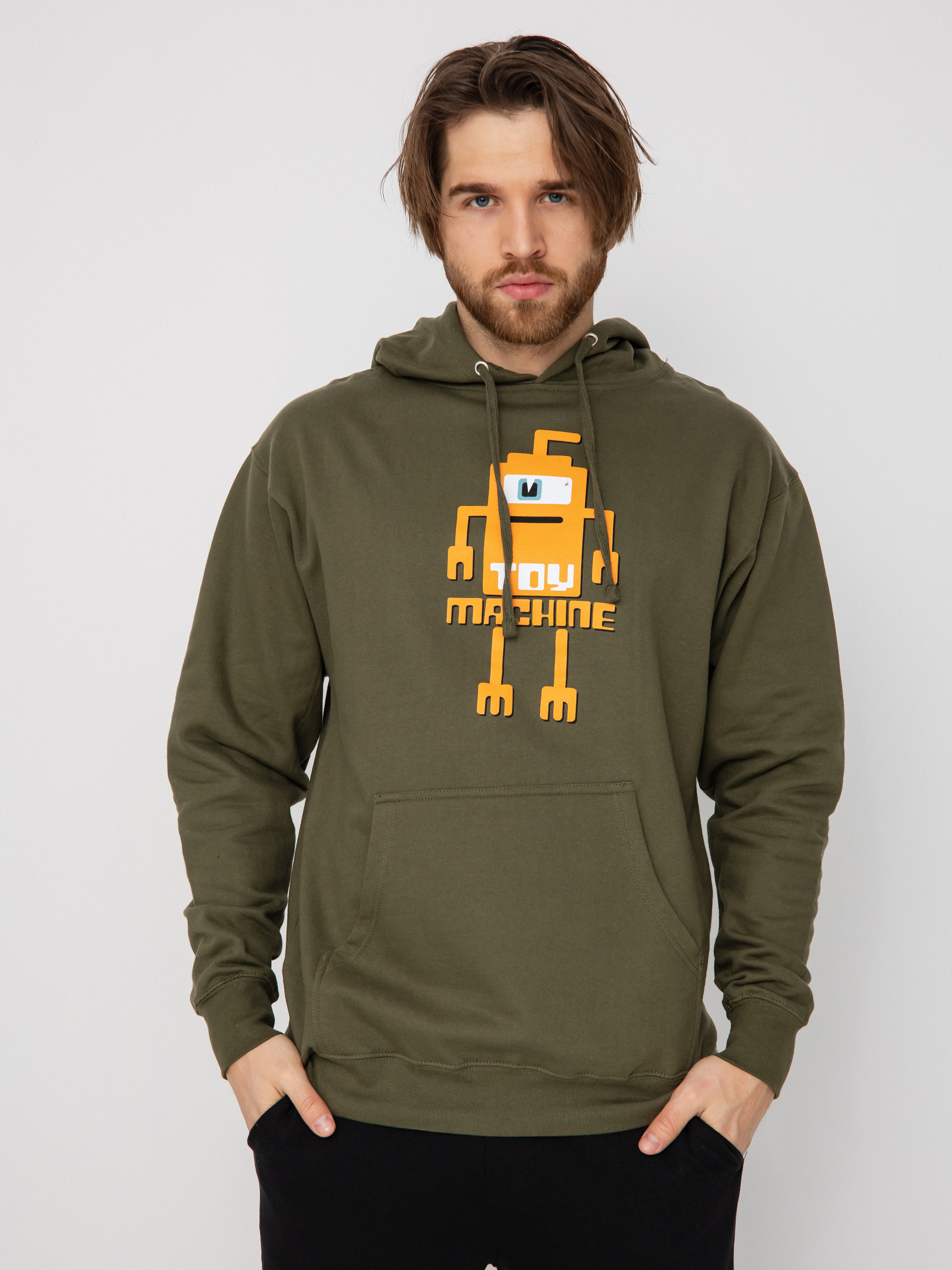 Toy Machine Binary HD Hoodie (army green)