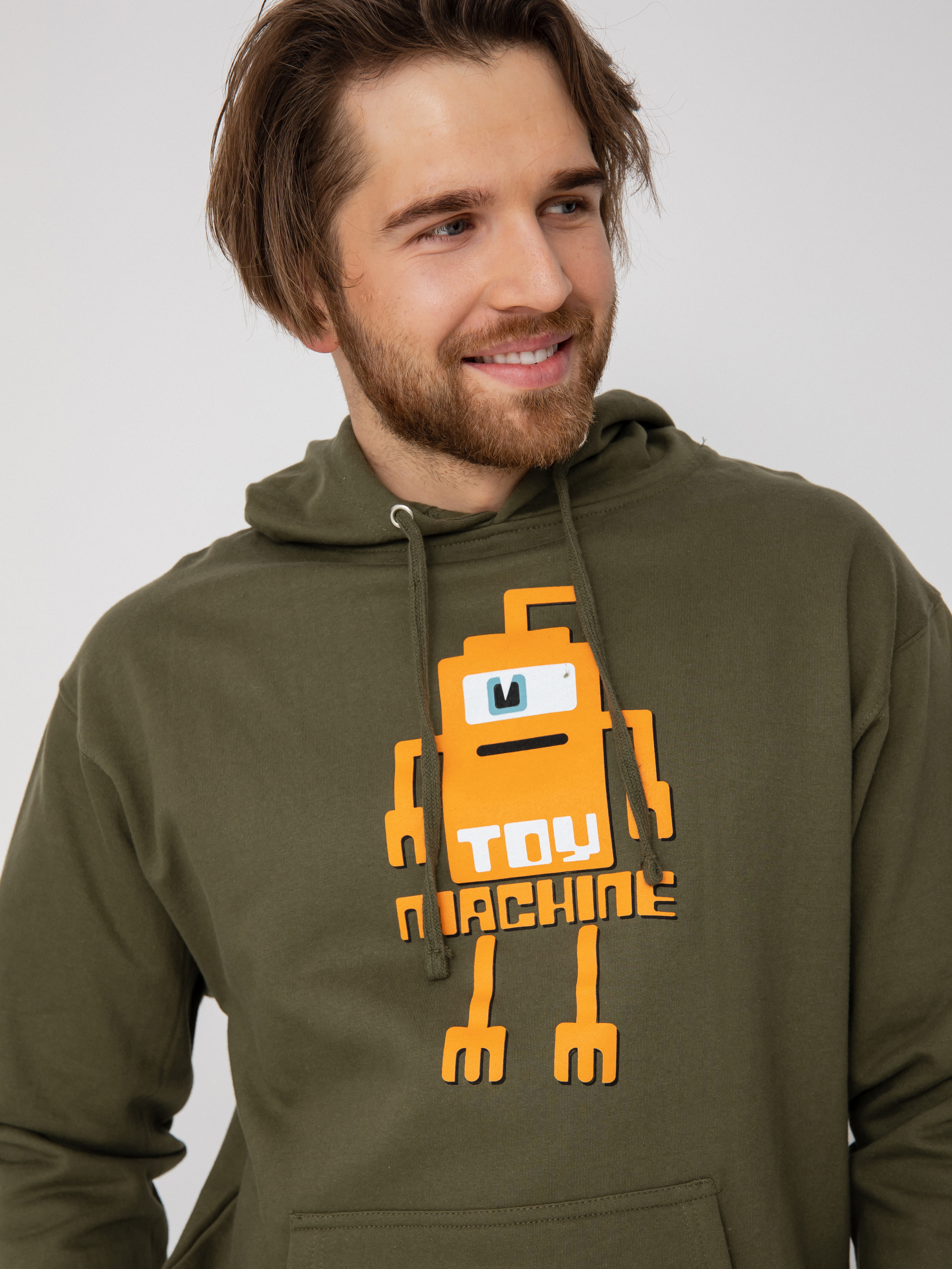 Toy Machine Binary HD Hoodie (army green)