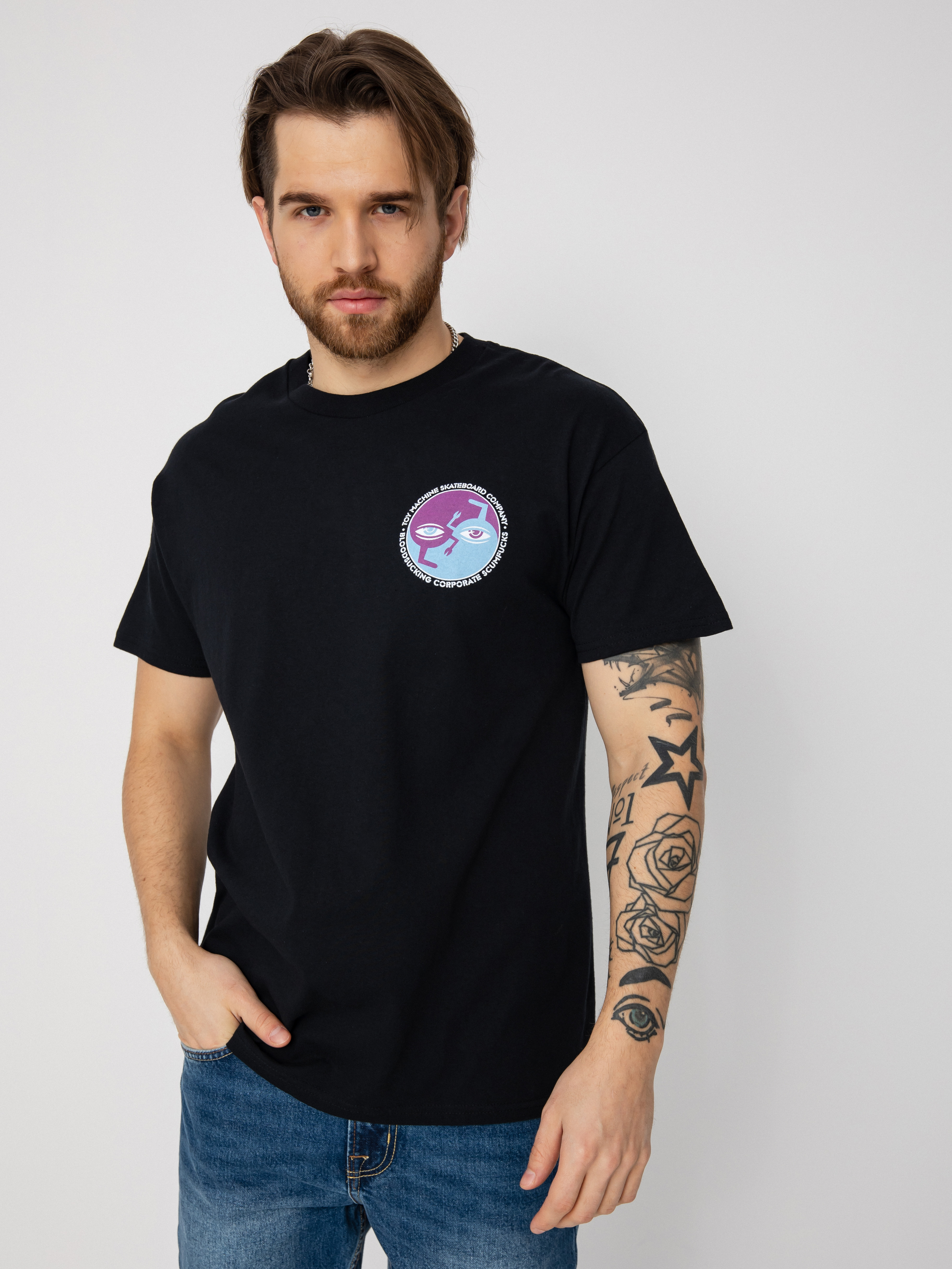 Toy Machine Ying Yang T-shirt (black)