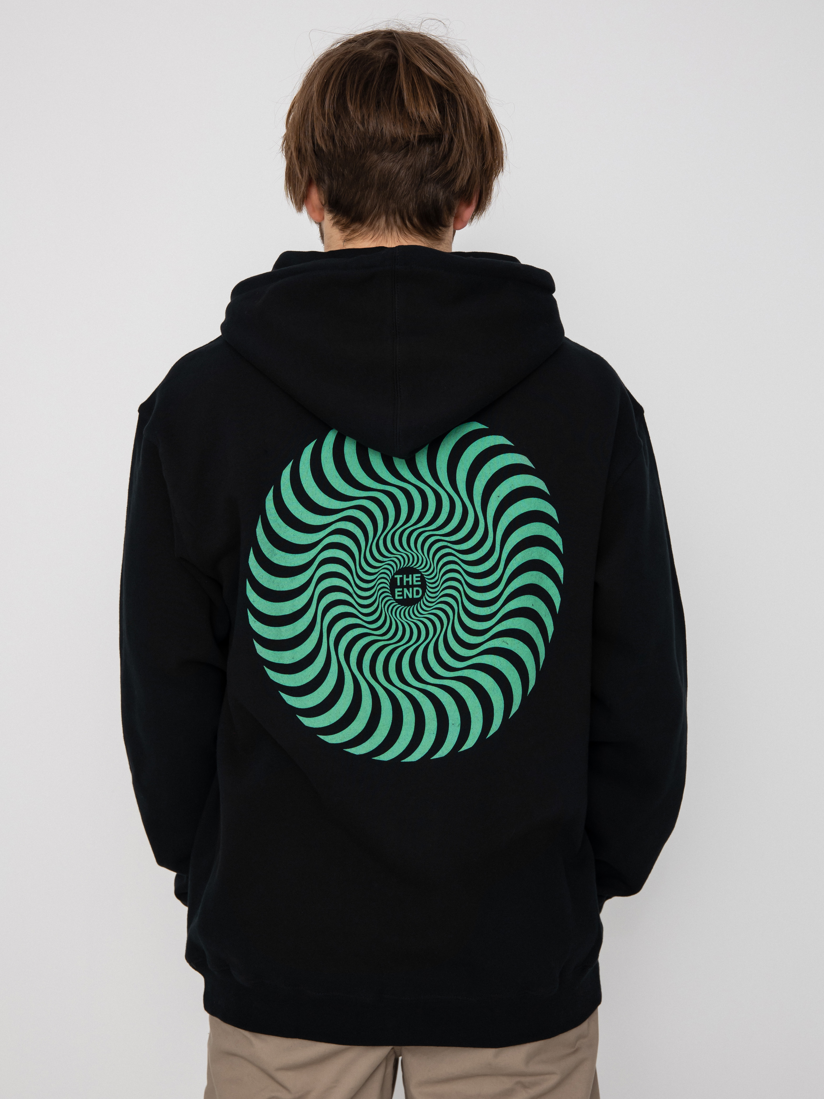 Spitfire Hde Clsc Swrl HD Hoodie (black/glow)