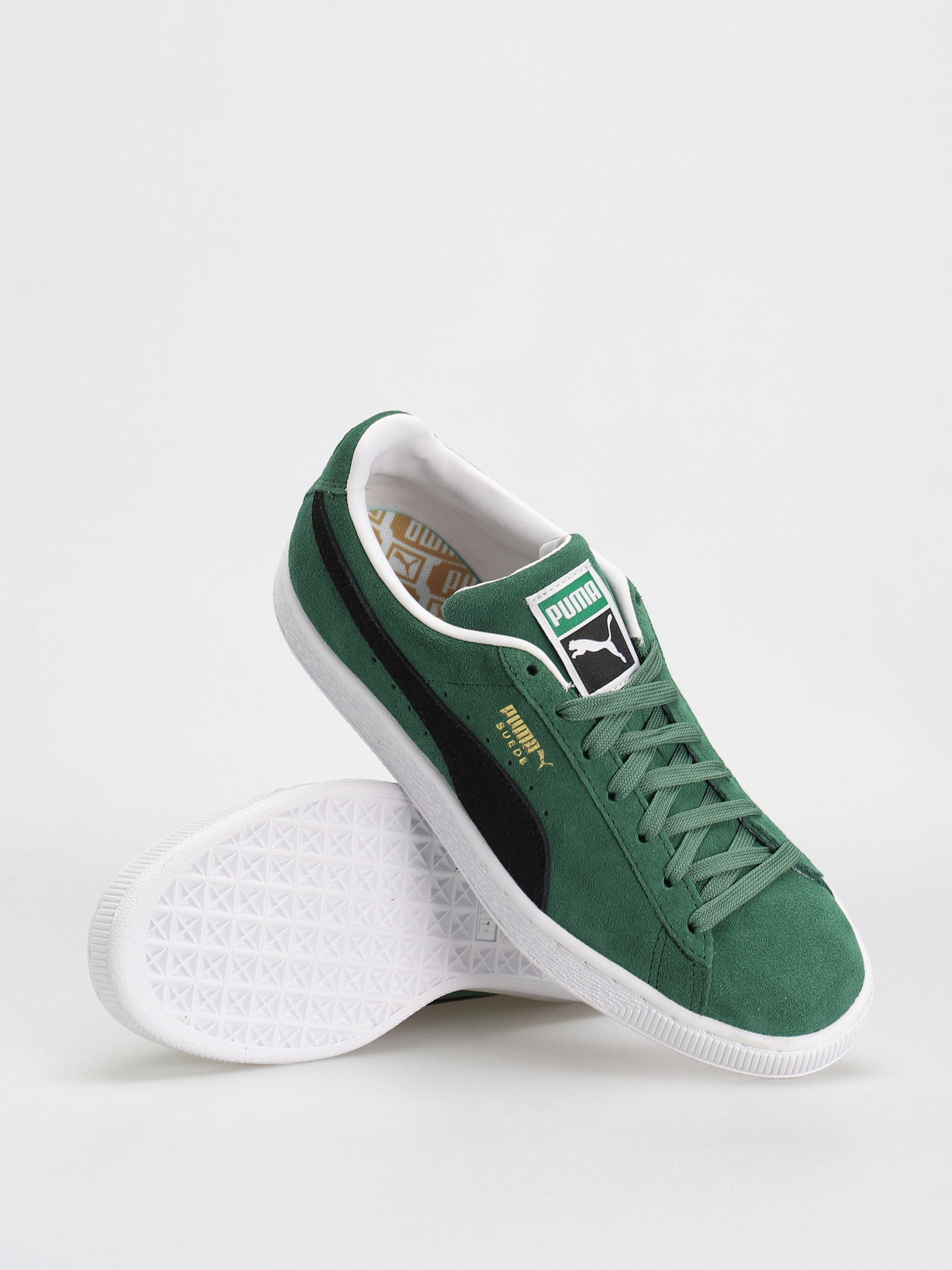 Puma Suede Classic XXI Shoes (green)