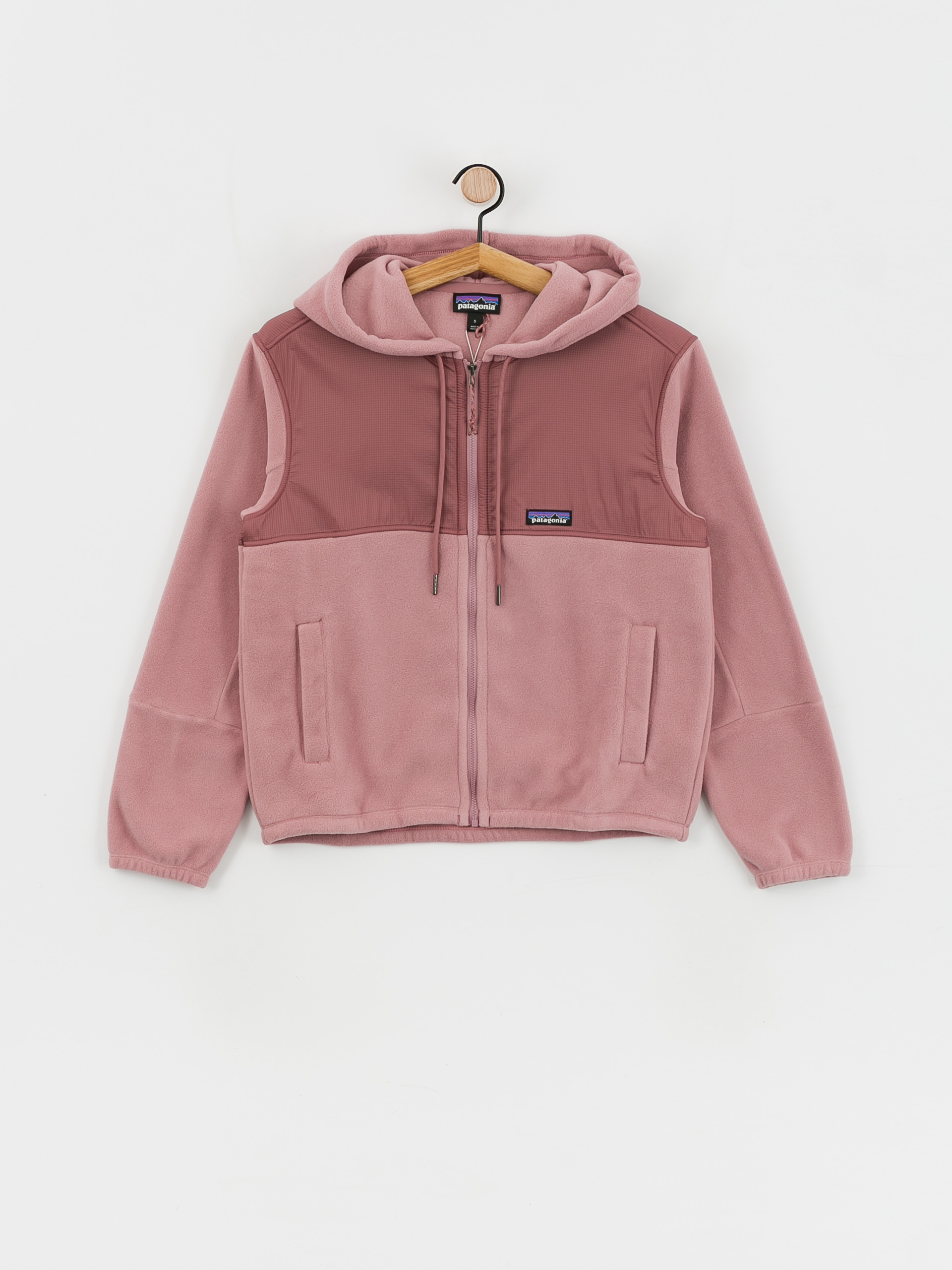 Damen Patagonia Microdini Hoody Fleecejacke (evening mauve)