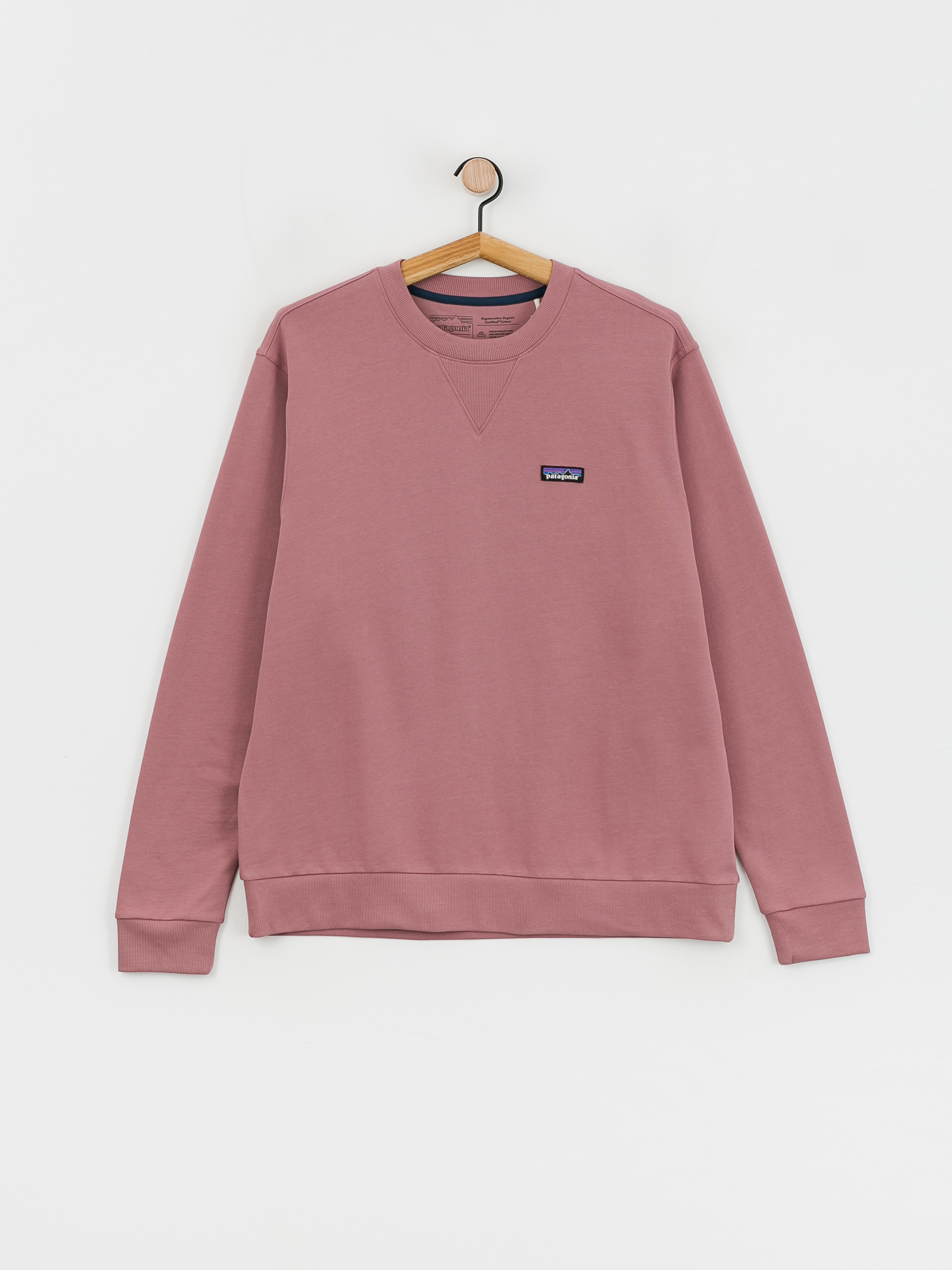 Patagonia Regenerative Organic Certified Cotton Crewneck Sweatshirt (evening mauve)