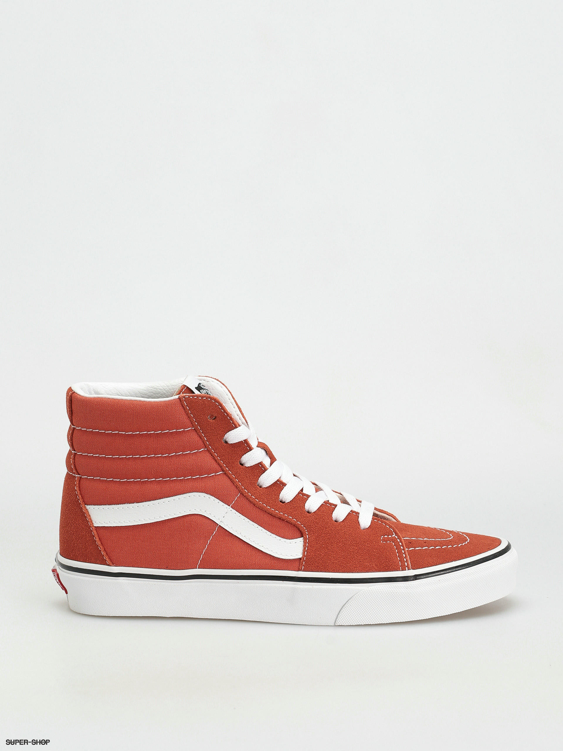 Orange high shop top vans