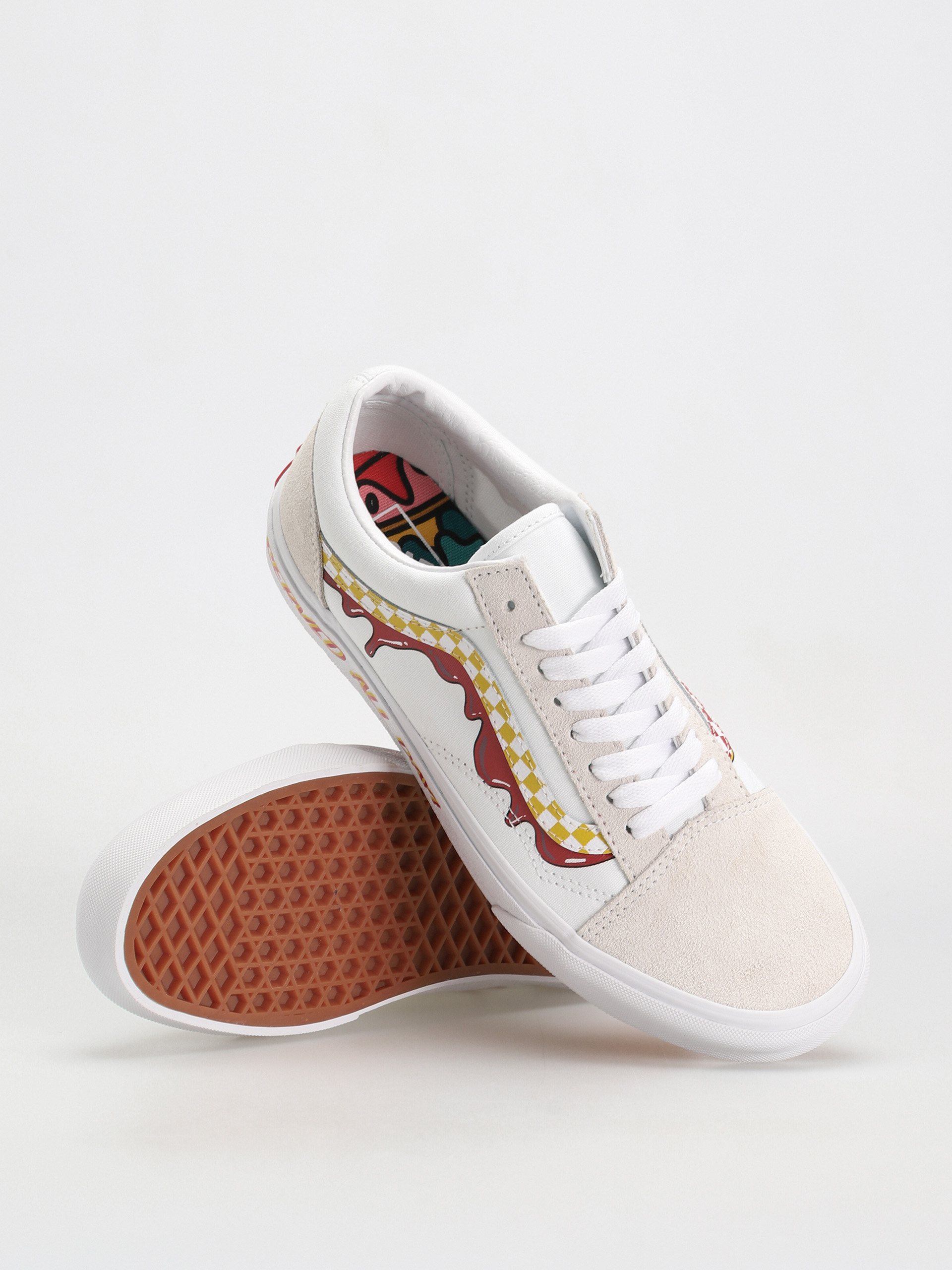 Vans old skool outlet white white