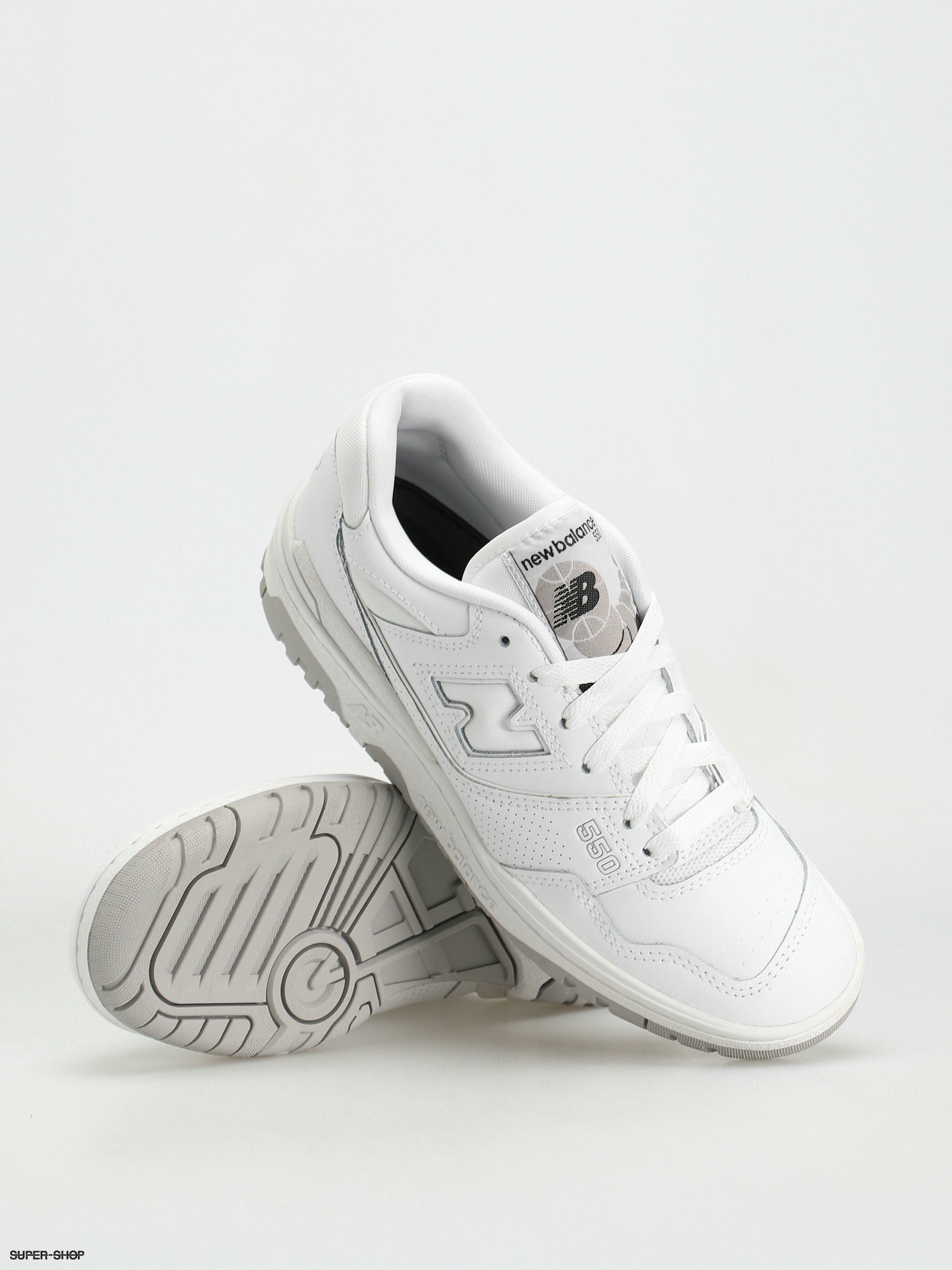 New Balance 550 Shoes (white/grey)