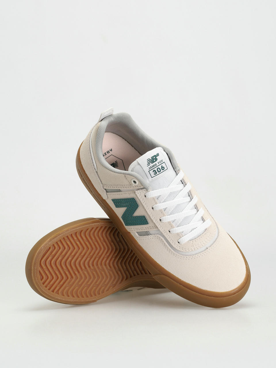New Balance Numeric 306 Jamie Foy Sea Salt & Teal Skate Shoes