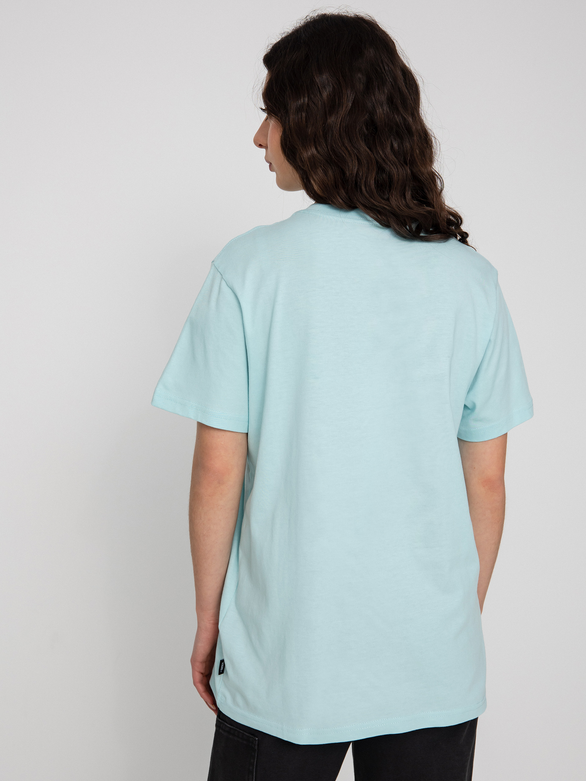 Vans Left Chest Logo T-shirt Wmn (blue glow)