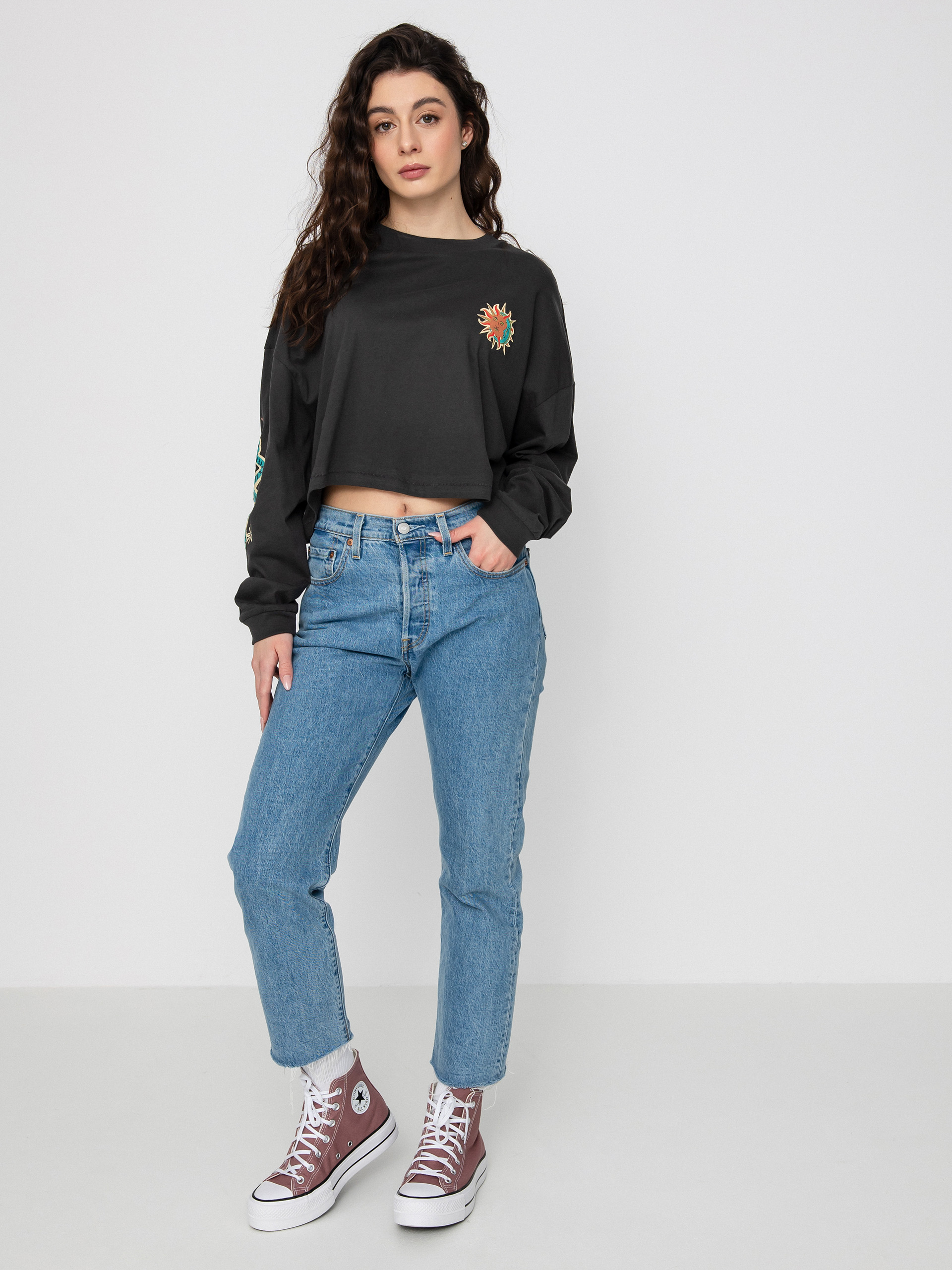 Billabong Beach Boyfriend Longsleeve Wmn (off black)