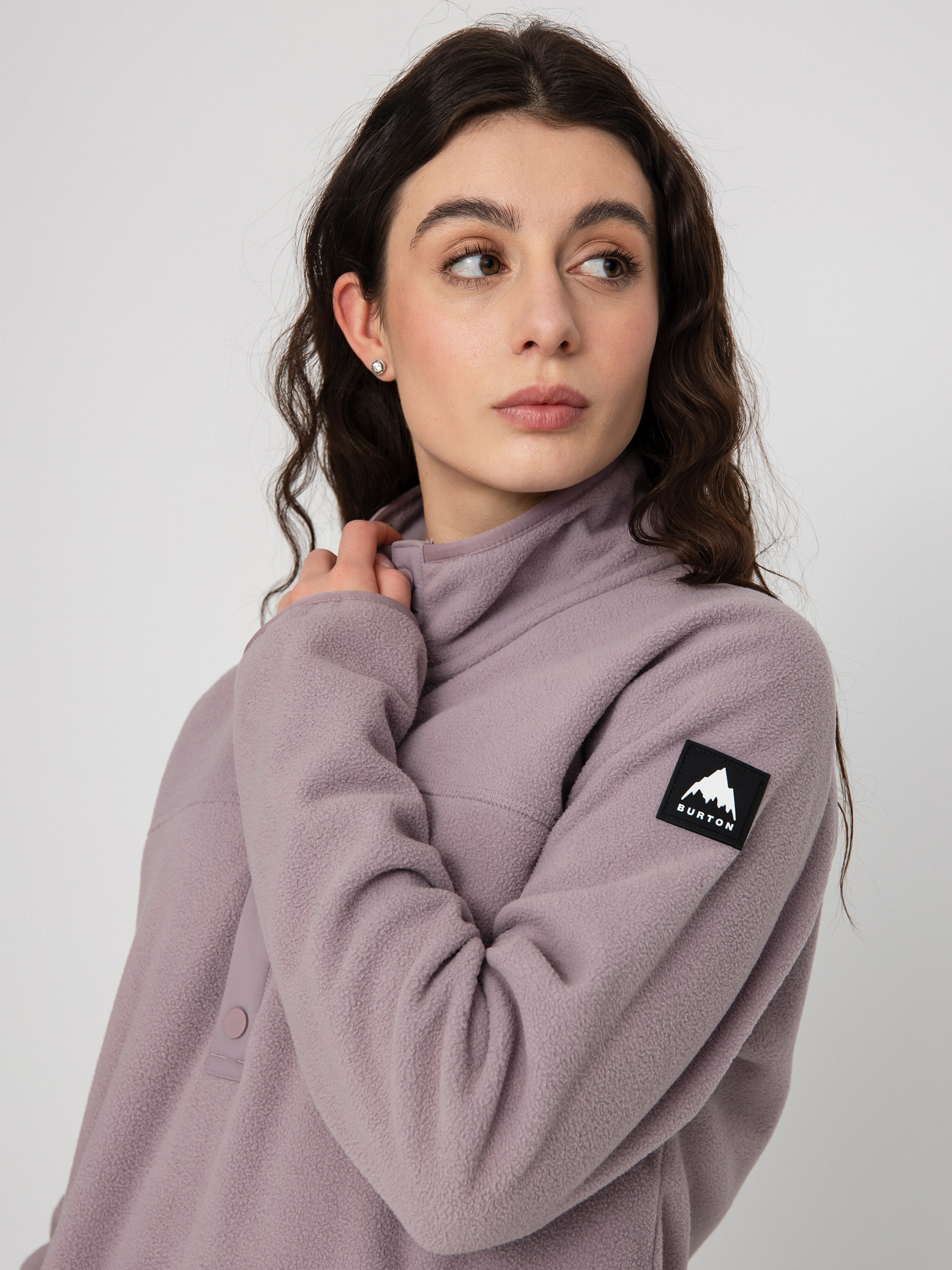 Womens Burton Hearth HD Active sweatshirt (elderberry)