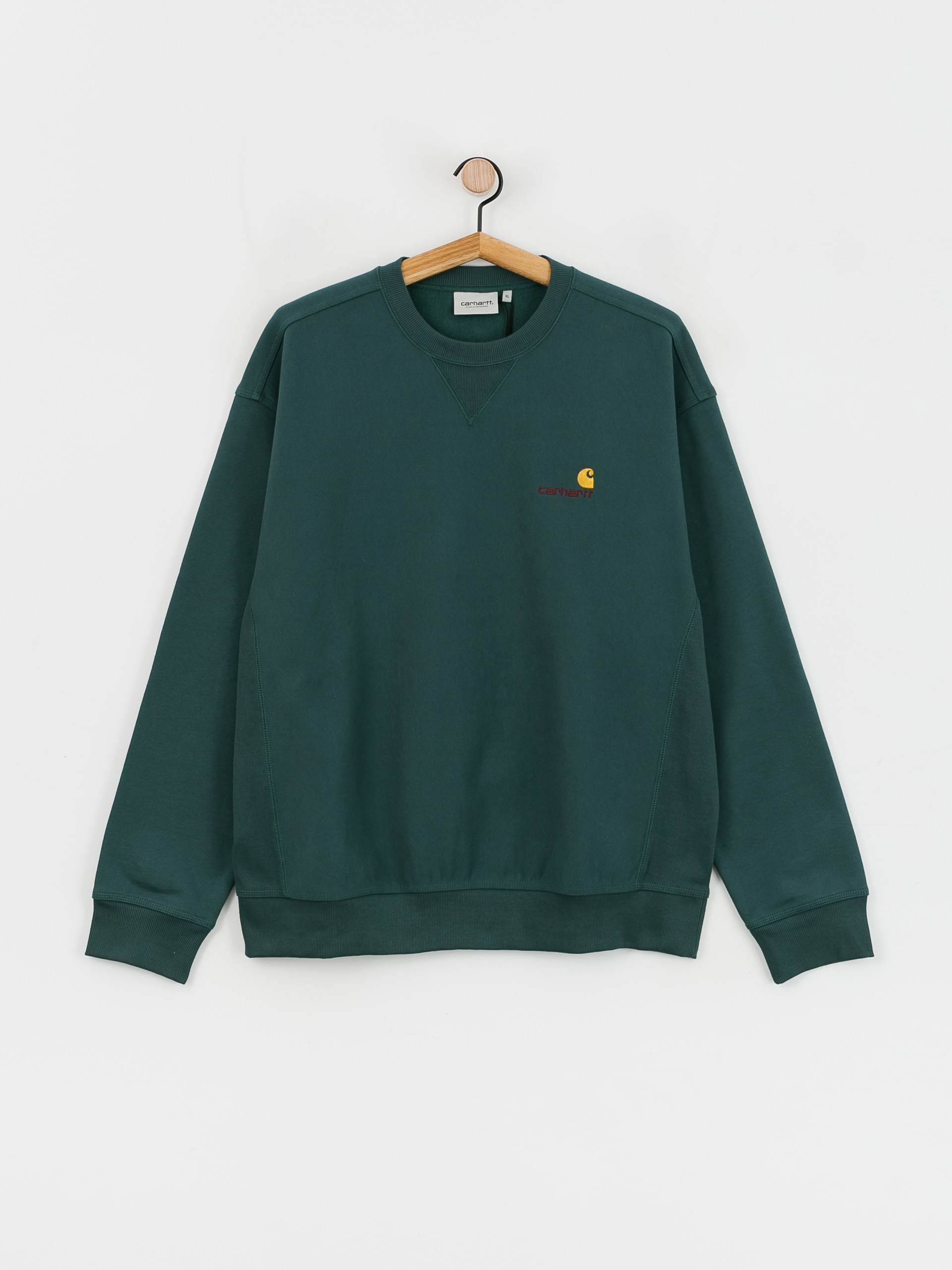 Carhartt WIP American Script Sweatshirt - green (botanic)