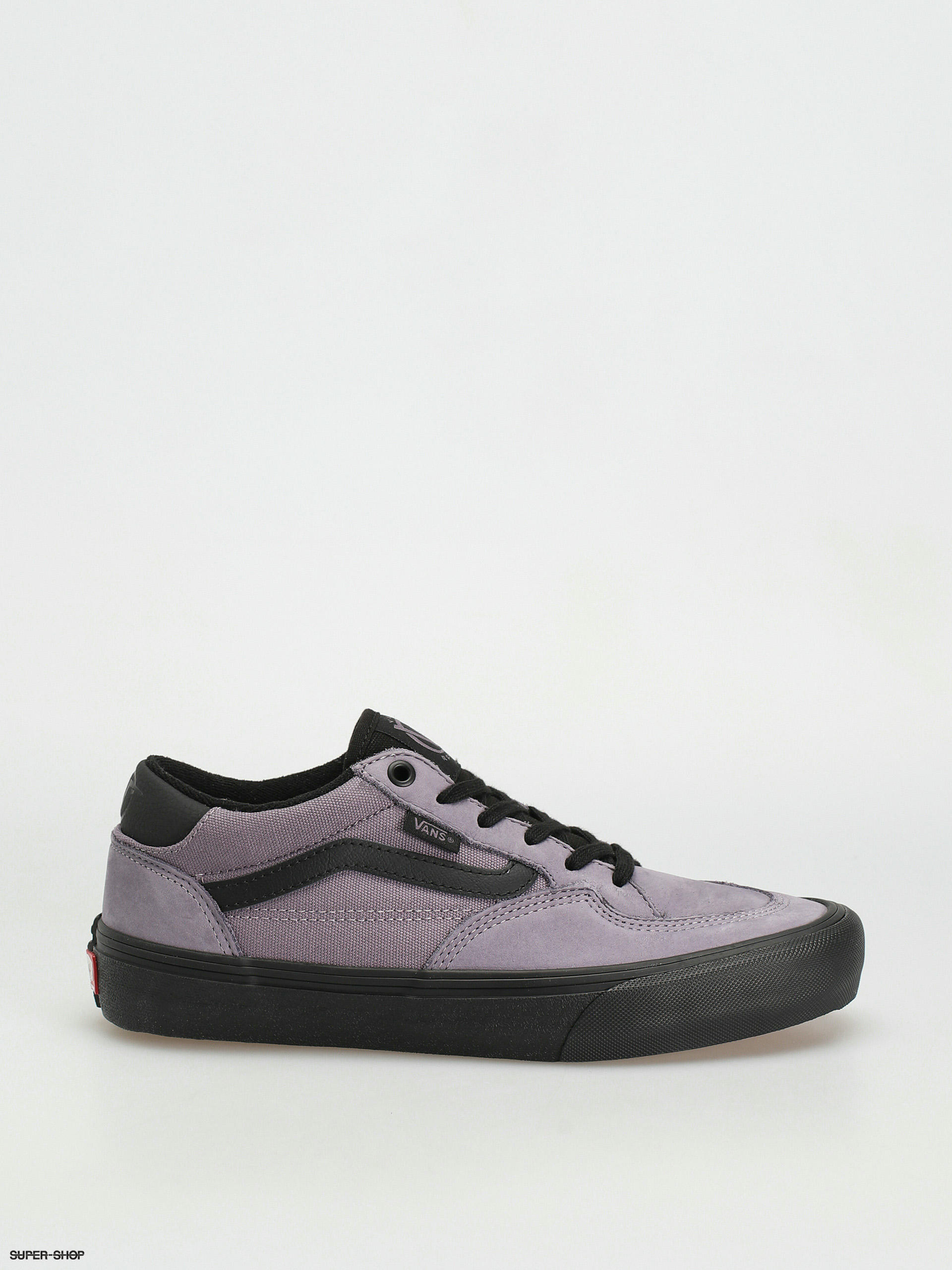 vans shoes purple and black