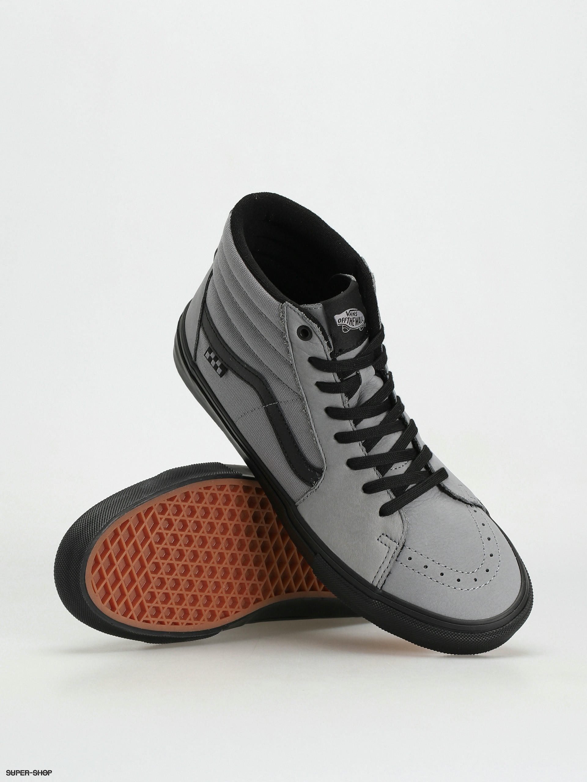 Vans gray and on sale blue