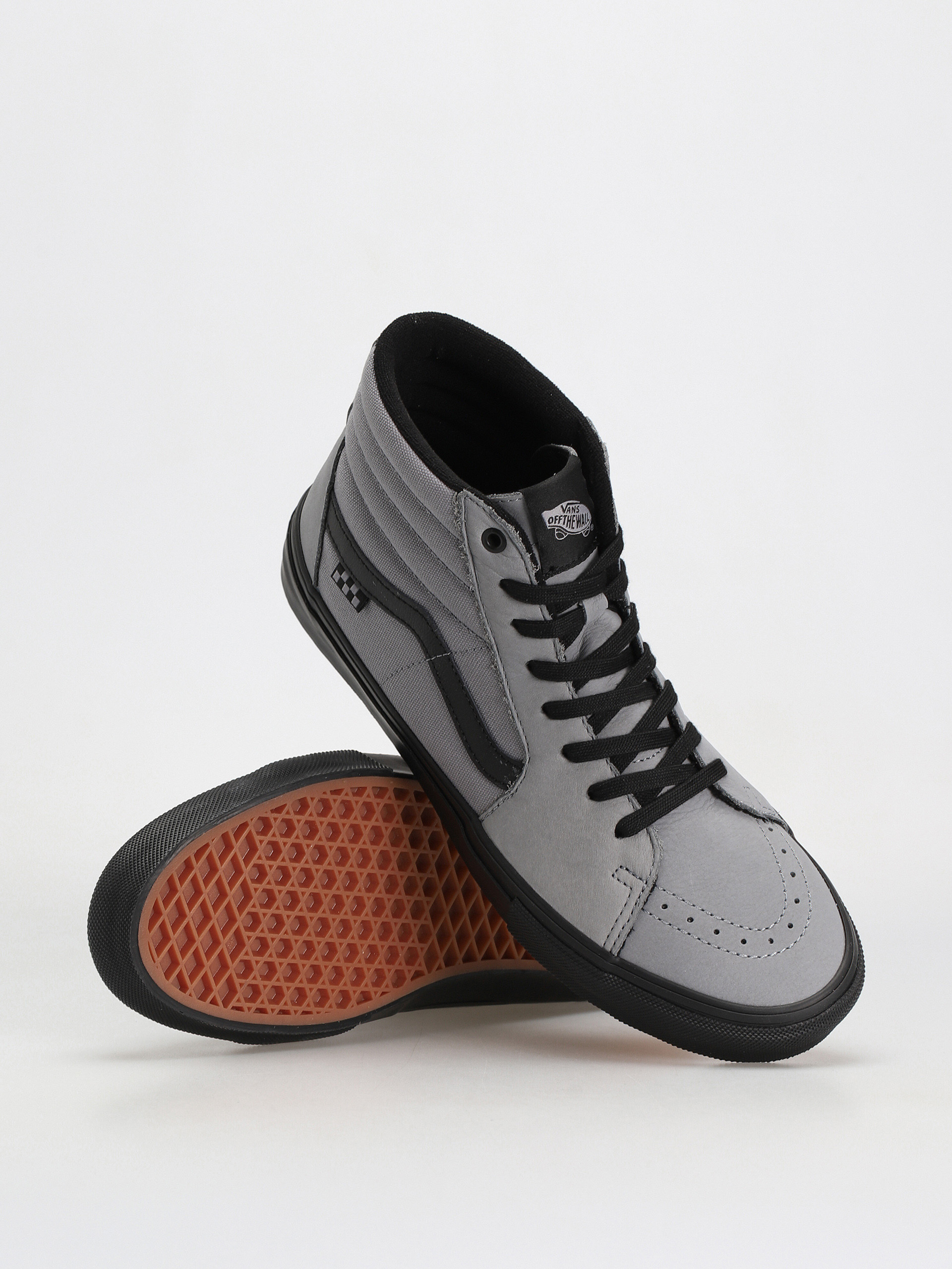 Vans Skate Sk8 Hi Shoes (nubuck washed blue/black)