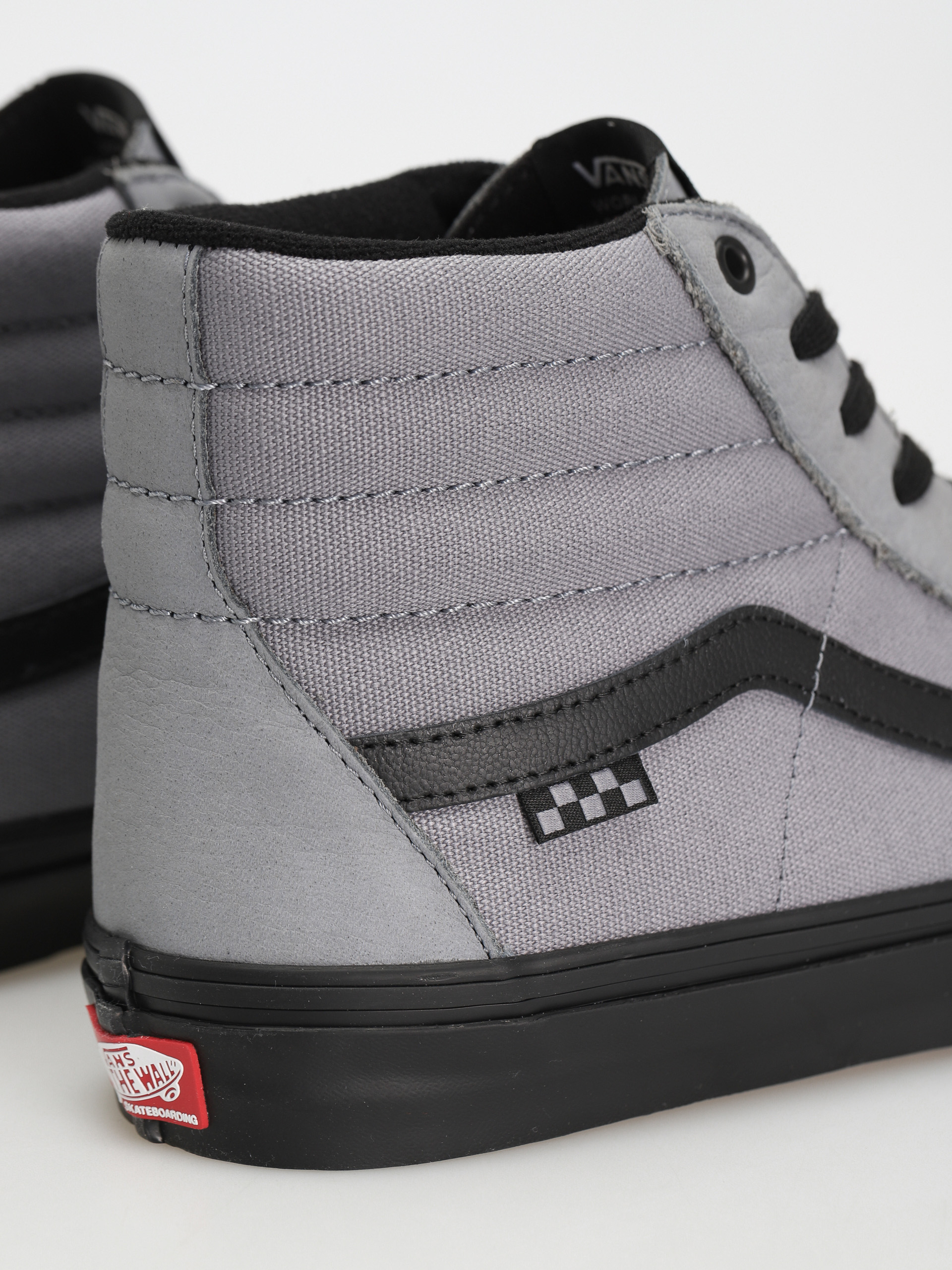 Vans Skate Sk8 Hi Shoes (nubuck washed blue/black)