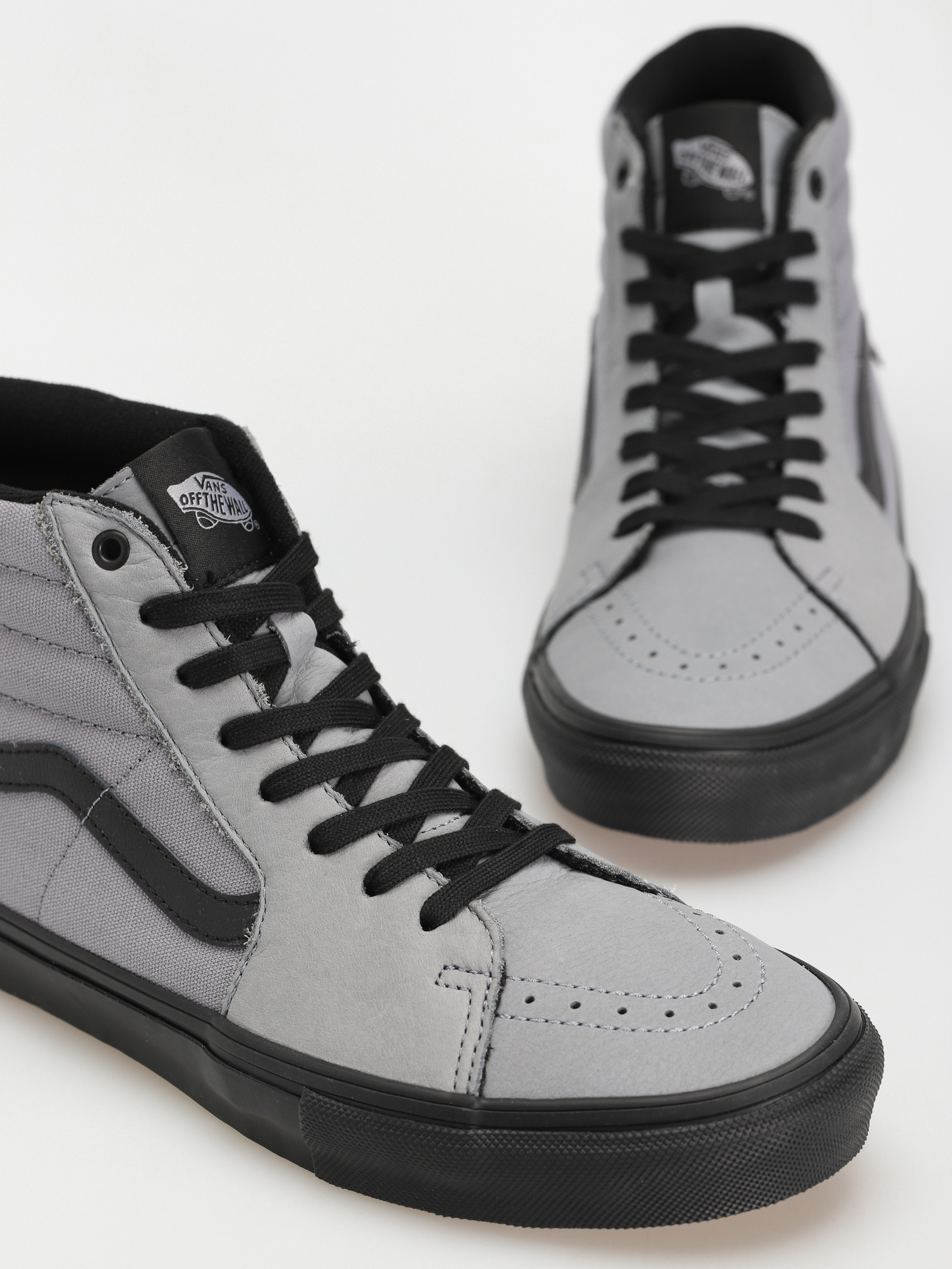 Vans Skate Sk8 Hi Shoes (nubuck washed blue/black)