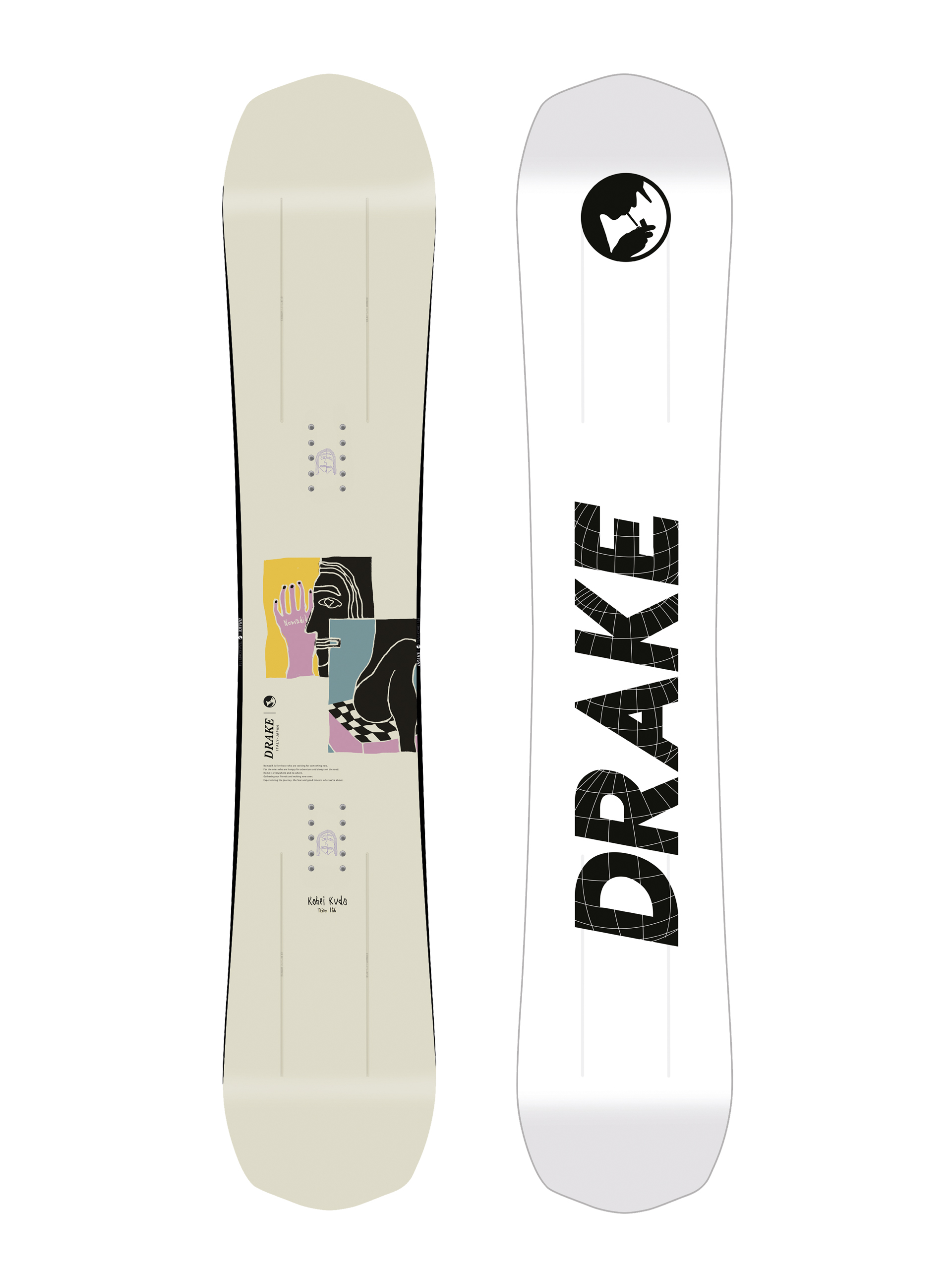 Drake Team Kohei Snowboard - white
