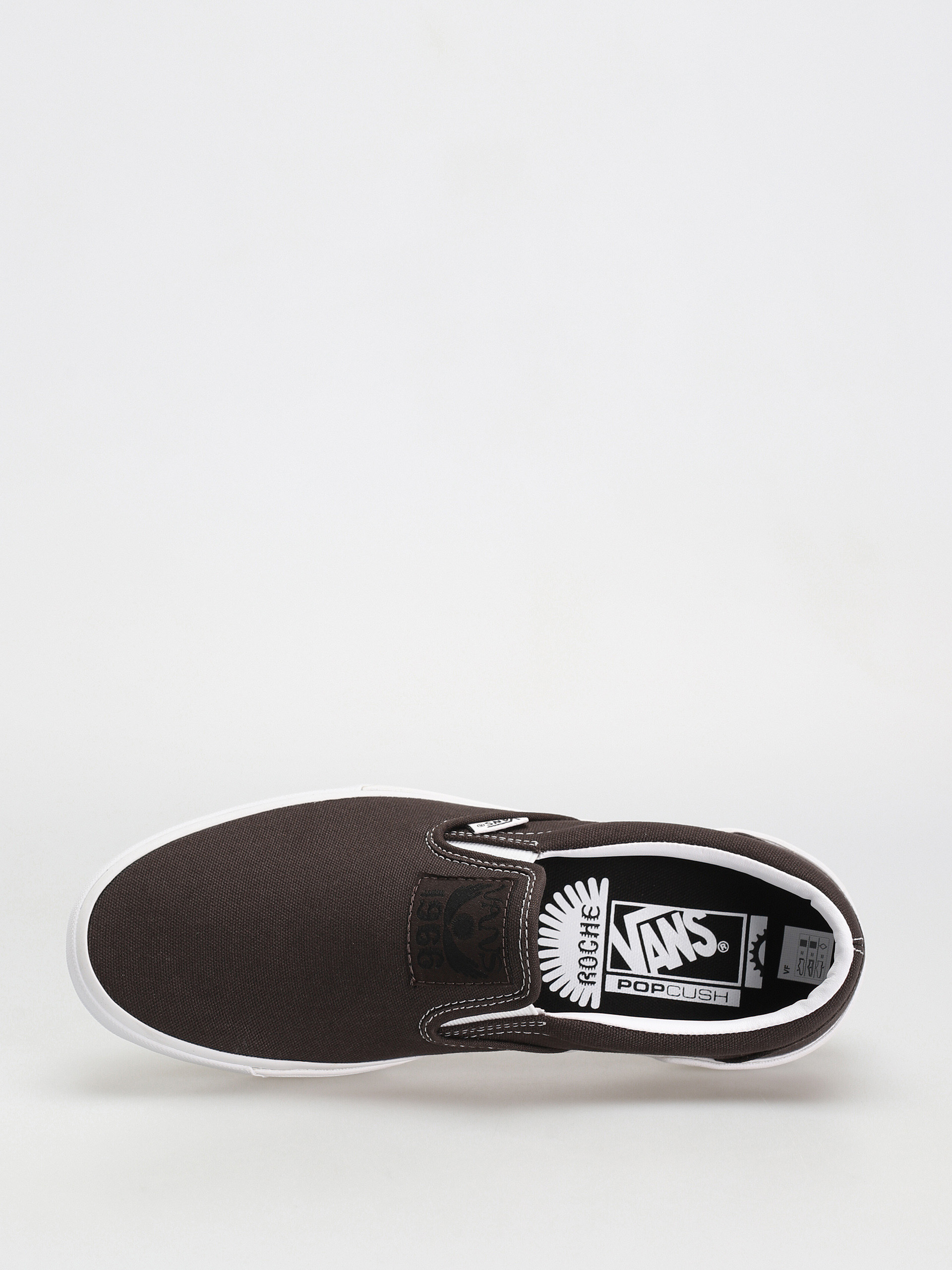 Vans Bmx Slip On Shoes (dakota roche brown/white)