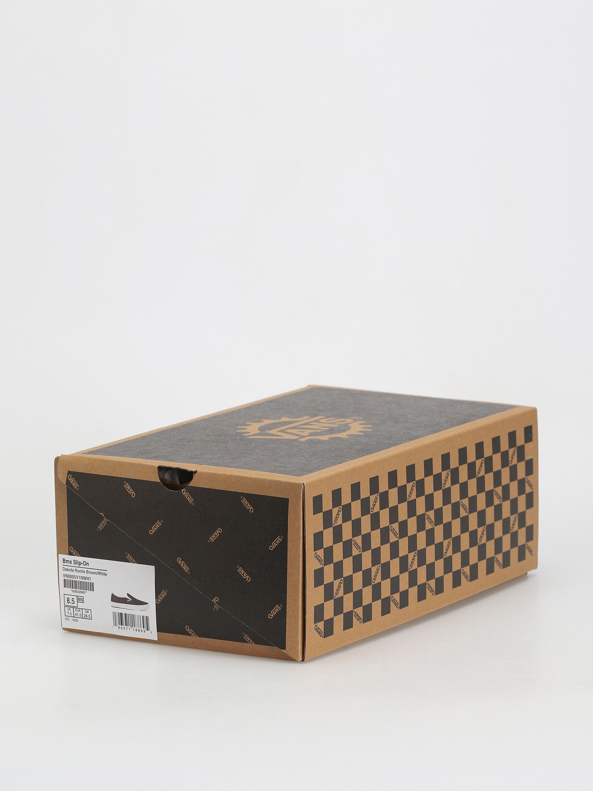 Vans Bmx Slip On Shoes (dakota roche brown/white)