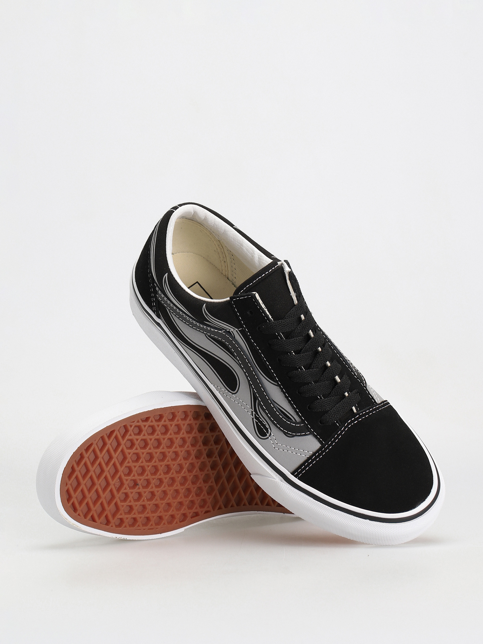 Vans Old Skool Shoes (reflective flame black)