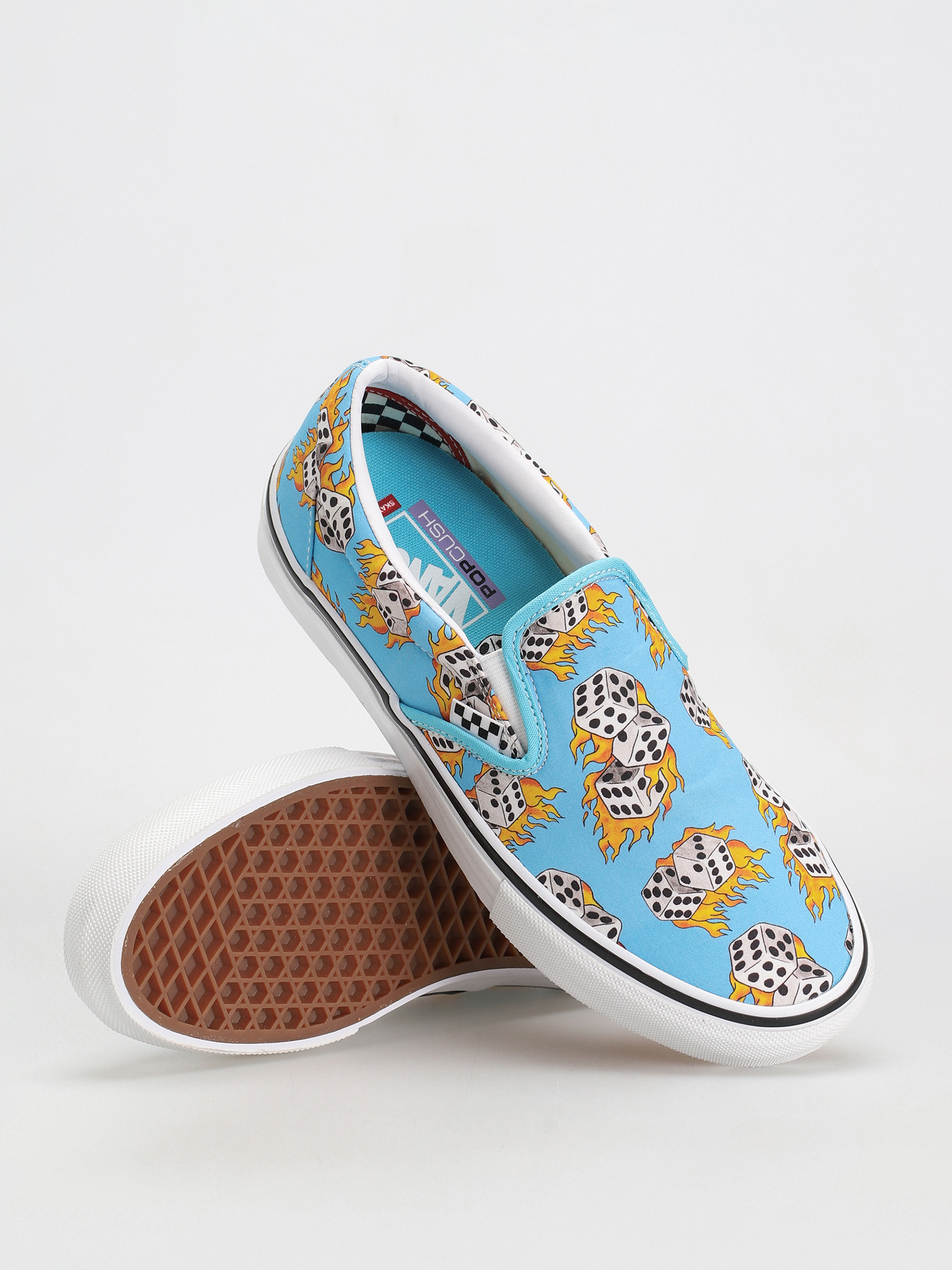 Vans Skate Slip On Shoes (synth blue)