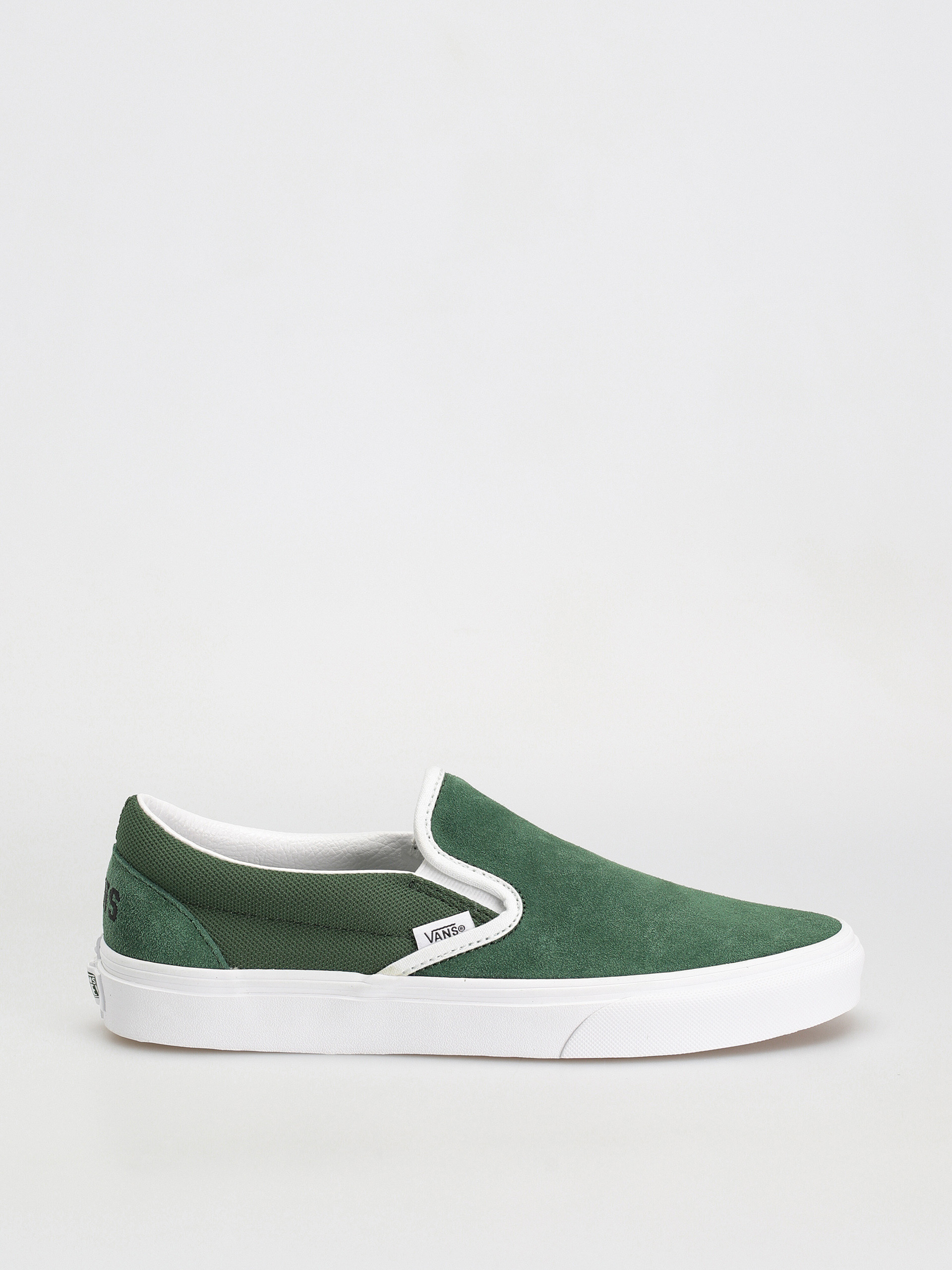 Vans Classic Slip On Shoes (vans club green/white)