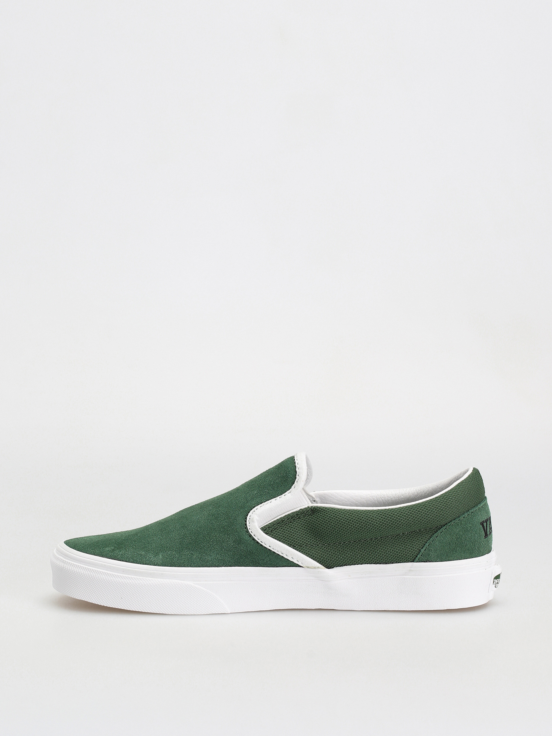 Vans Classic Slip On Shoes (vans club green/white)