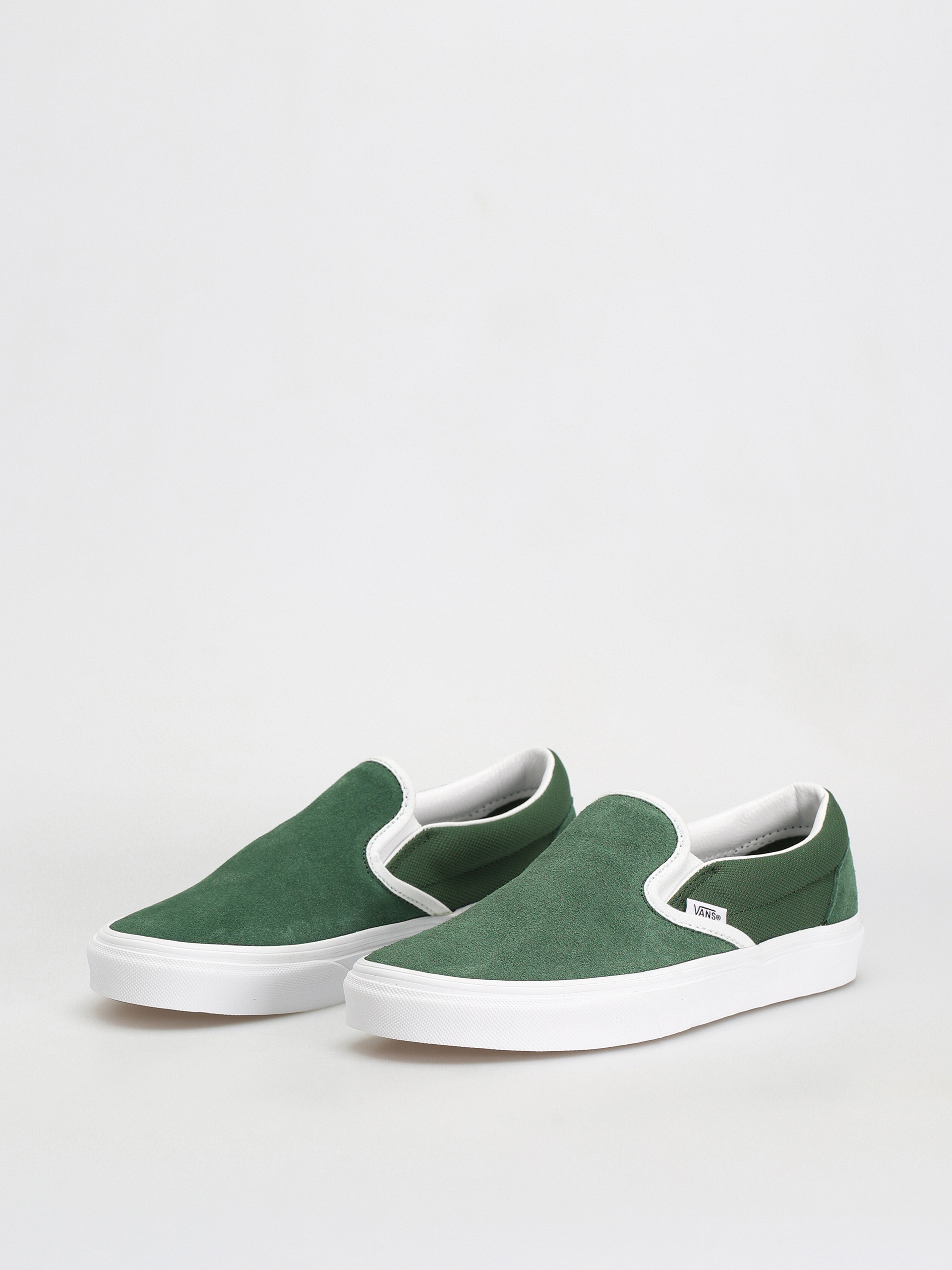 Vans Classic Slip On Shoes (vans club green/white)