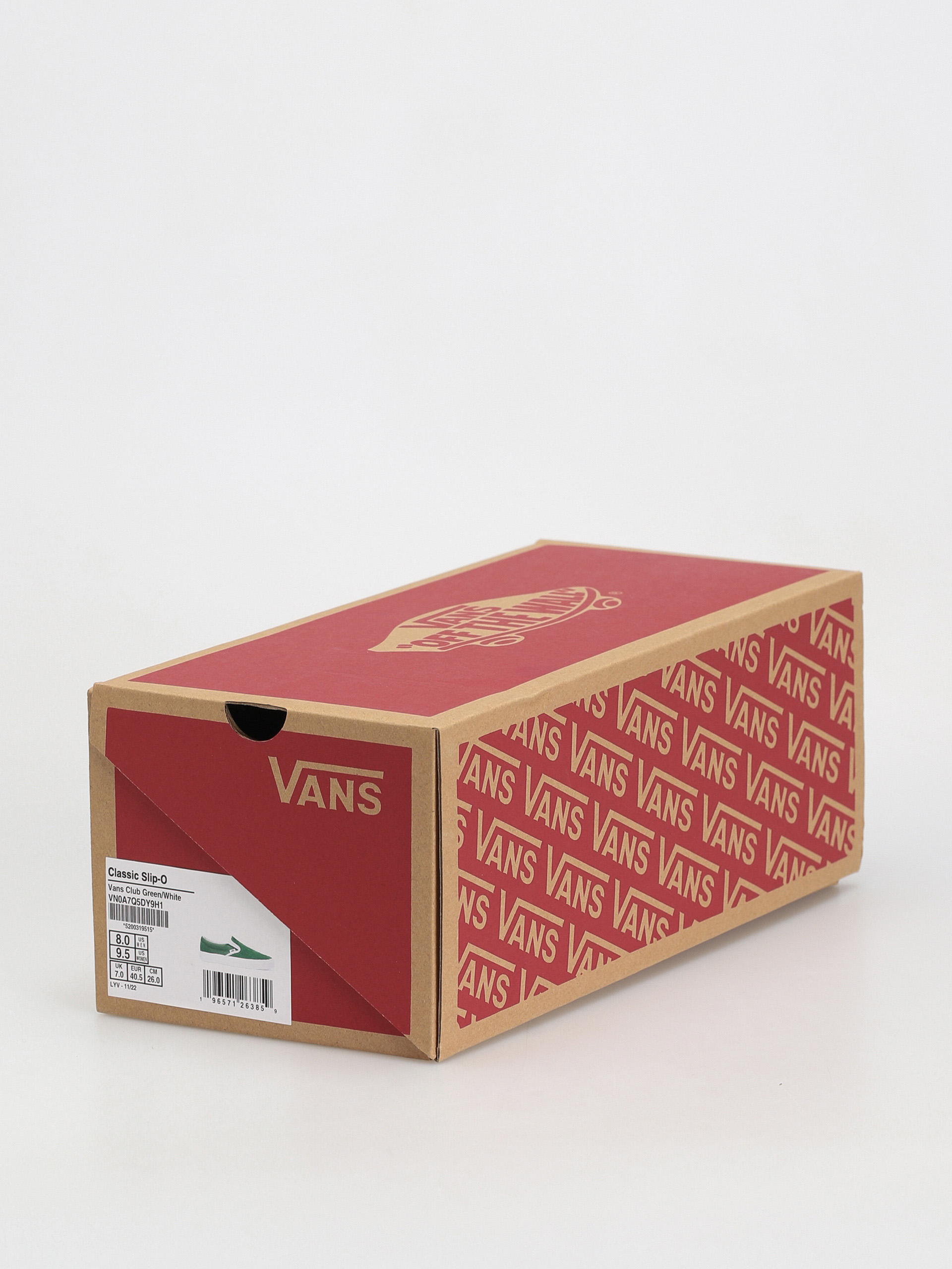 Vans Classic Slip On Shoes (vans club green/white)