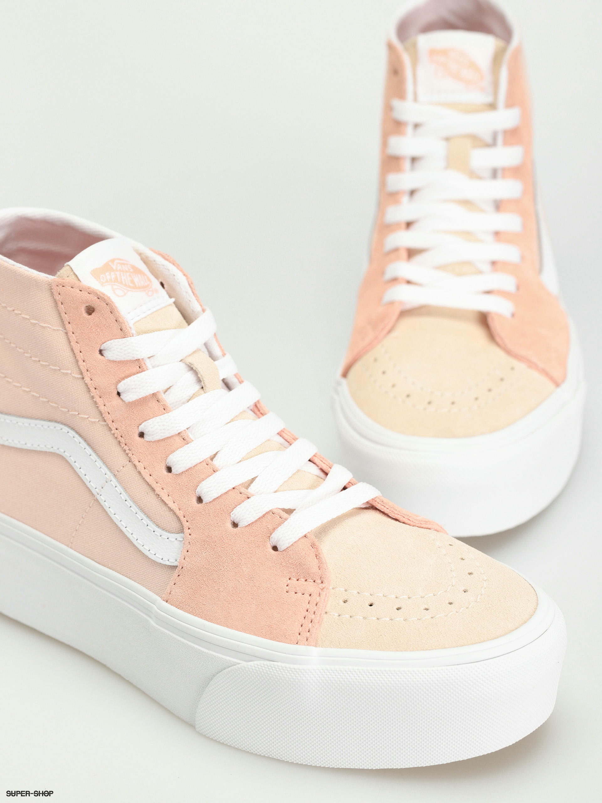 Peach vans clearance sk8 hi