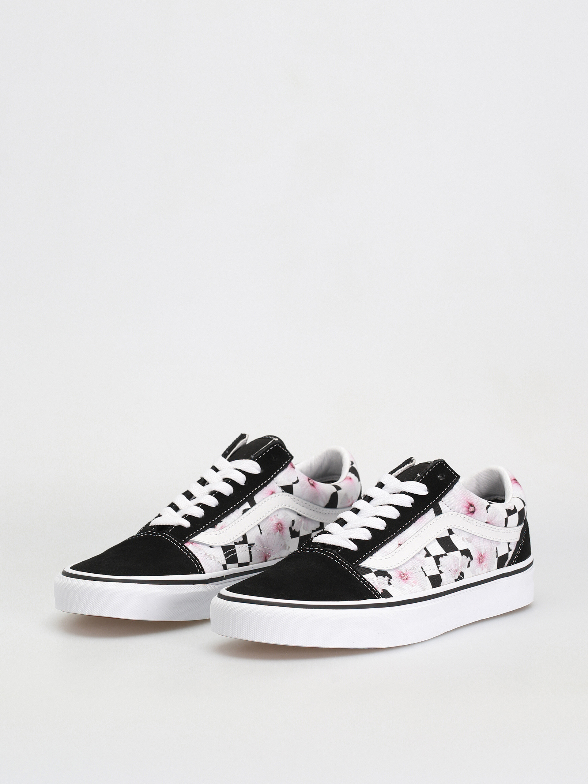 Vans Old Skool Shoes Wmn (hibiscus checkerboard black)